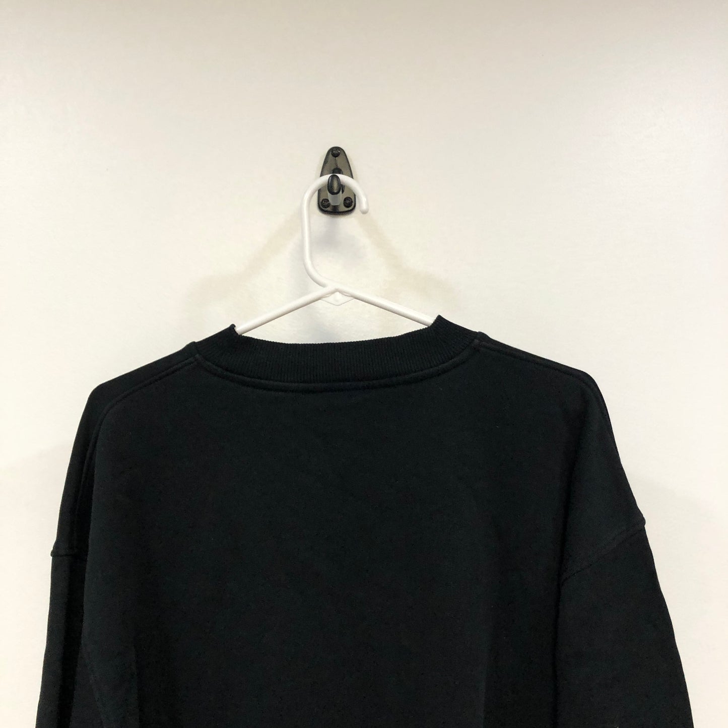 Acne Studios Black Floral Print Crew Neck Sweatshirt XS