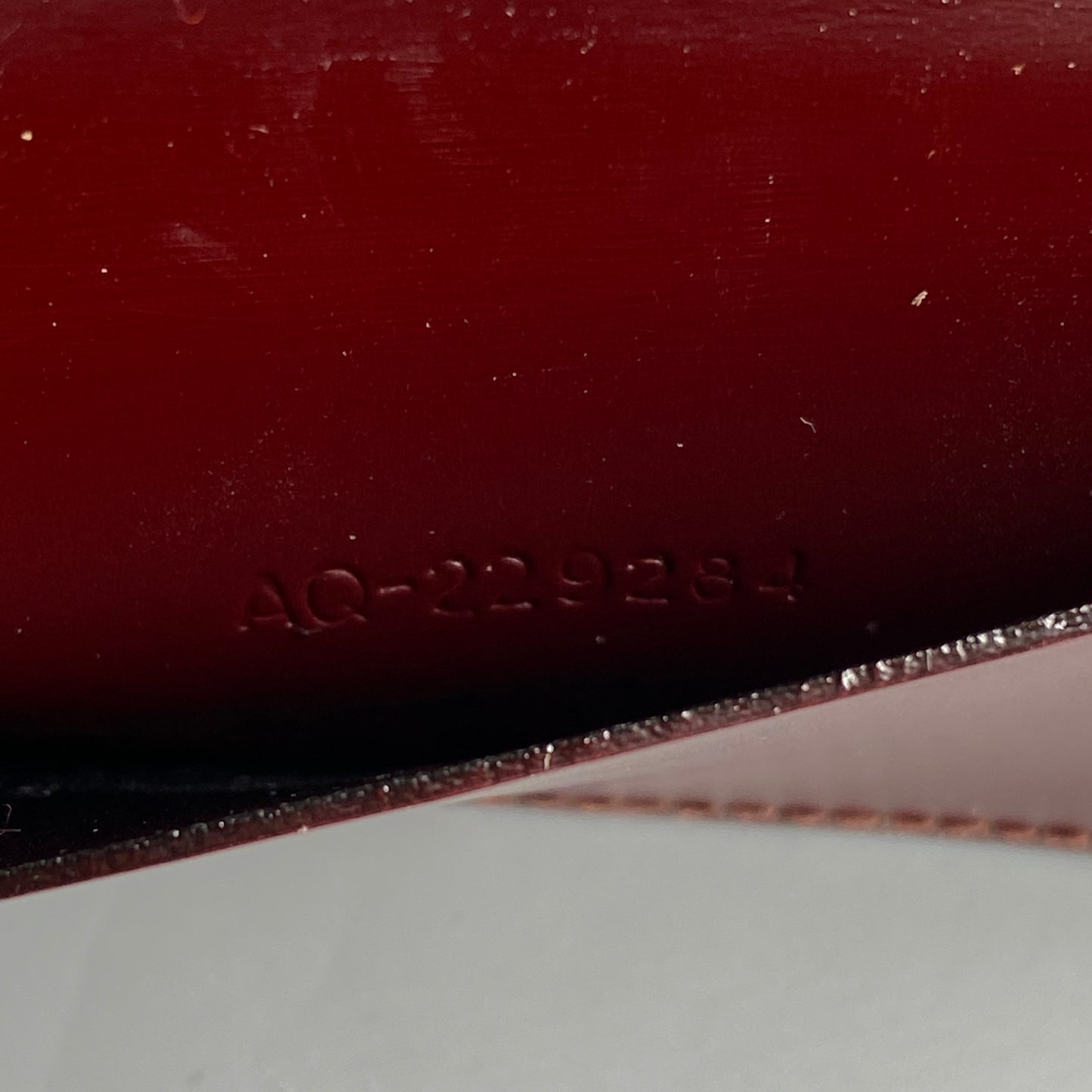 Ferragamo Reddish-Brown Leather Key Case