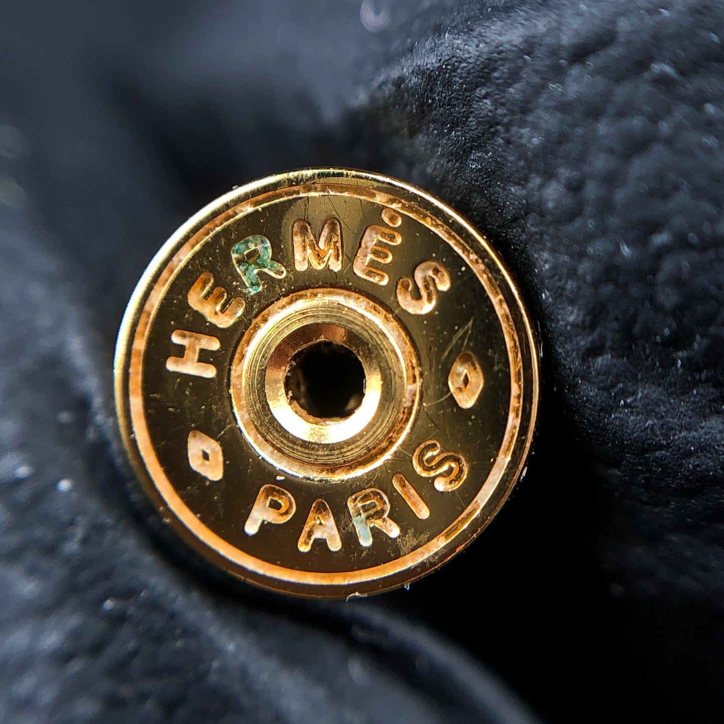 Hermes Etoupe H Enamel Stud Earrings