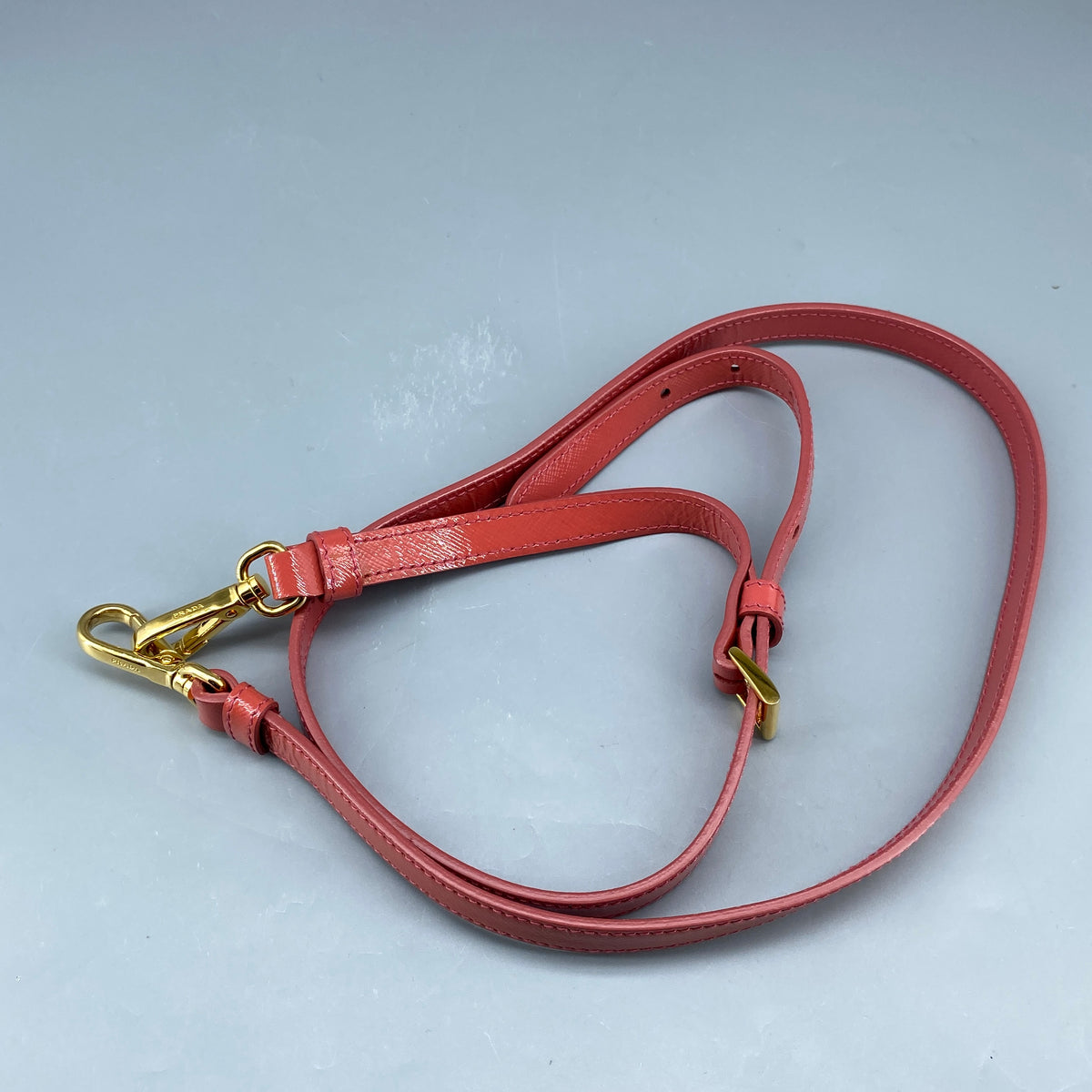 Prada Saffiano Vernice Small Galleria Double Zip Tote Arancio