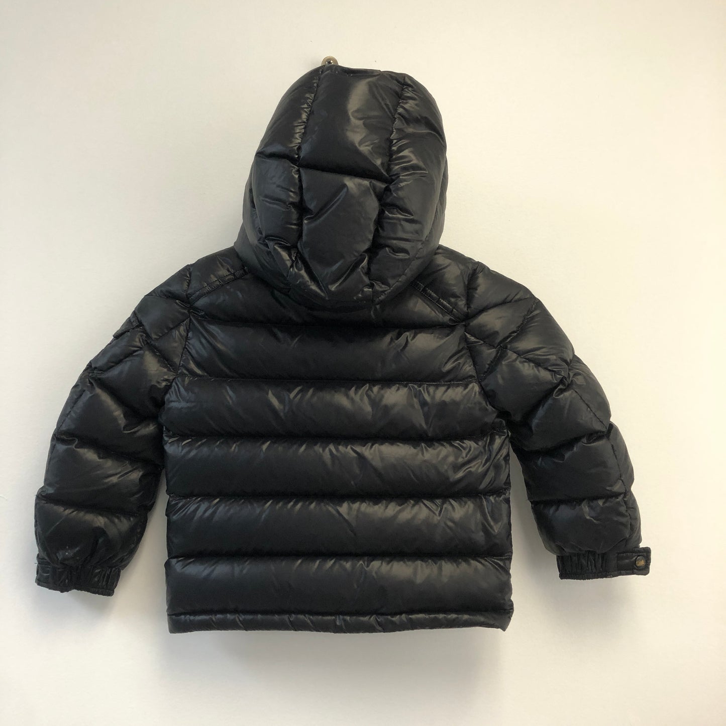 Moncler Kids Detachable Hood Down Jacket 4Y / 104cm Black