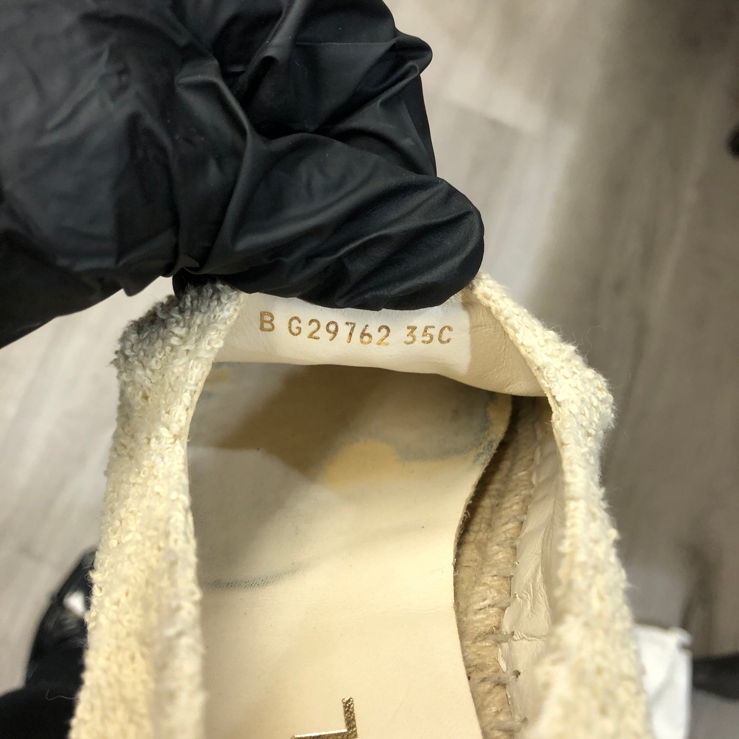 Chanel Women's Espadrilles Size 35C Cream/Pink