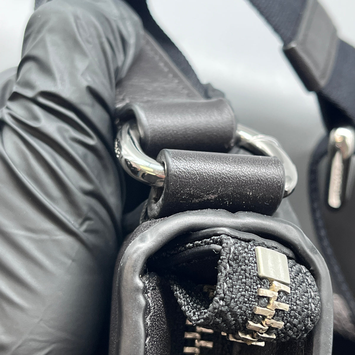 Coach Brown & Black Signature Canvas Crossbody Bag
