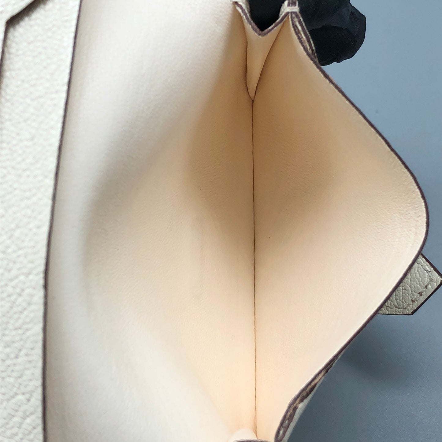 Hermes Bearn Wallet Cream  Leather
