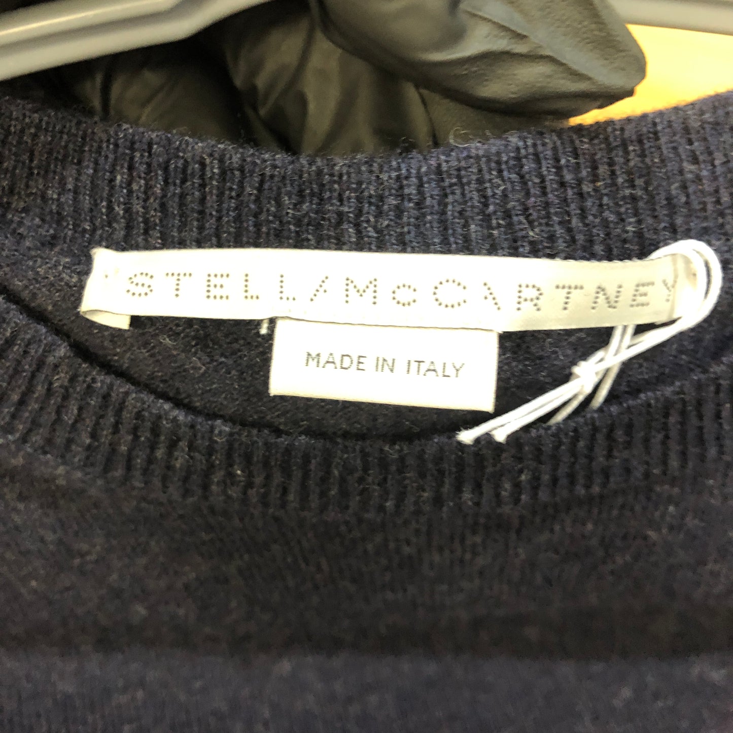 Stella McCartney Knit Sweater Size 40 Navy Blue/Red