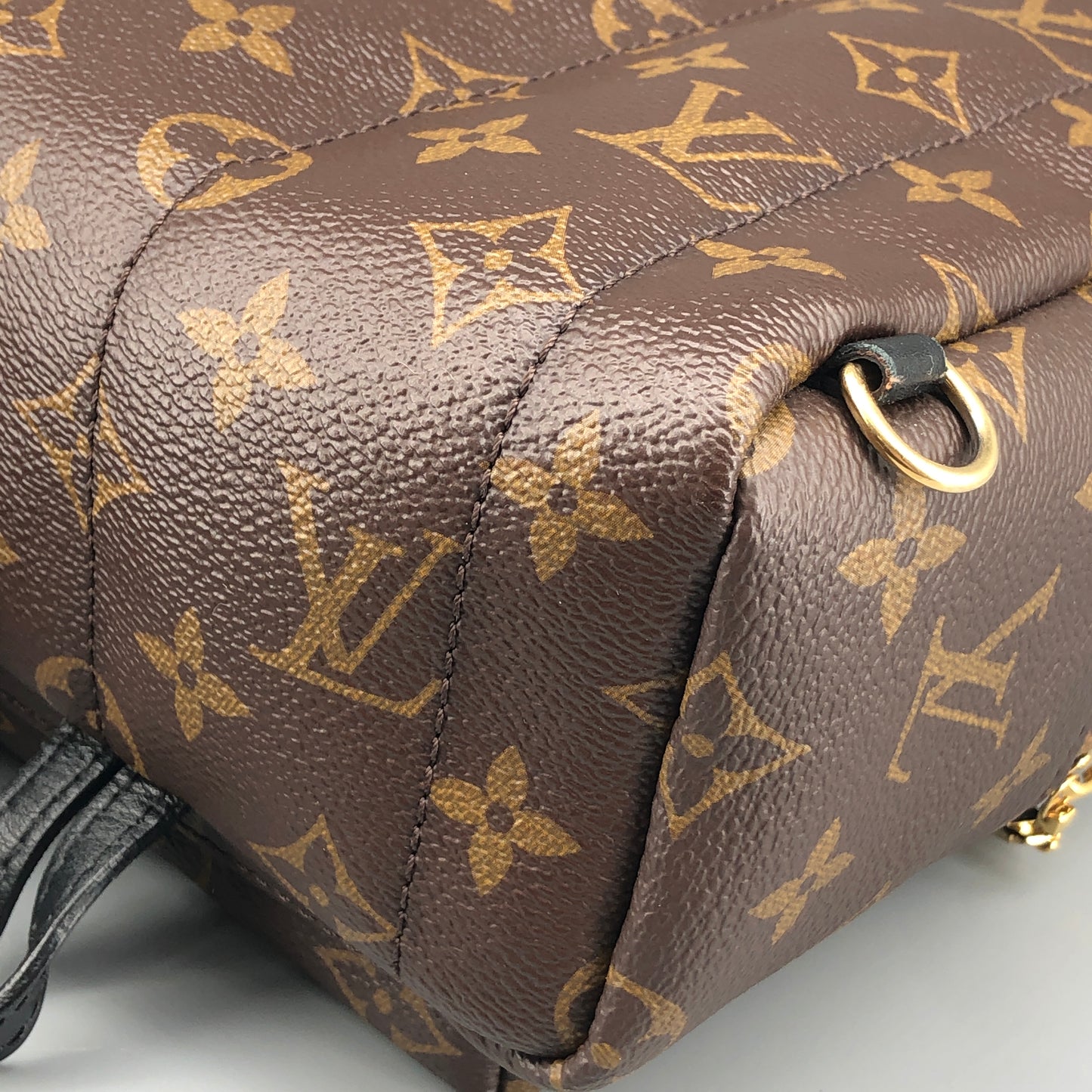 Louis Vuitton Mini Monogram Palm Spring Canvas Backpack Brown