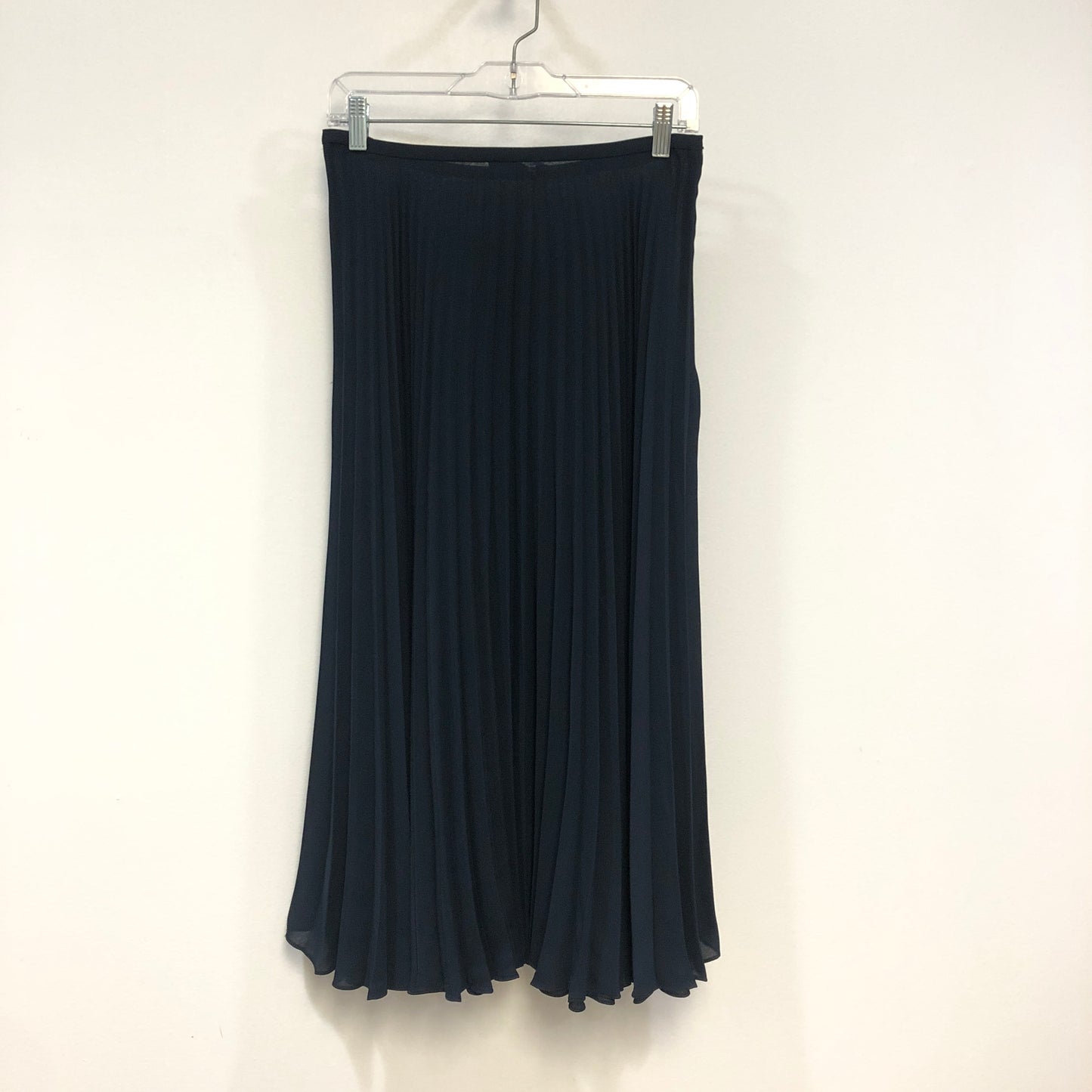 Vince Navy Blue Pleated Wide Leg Trousers Size 2