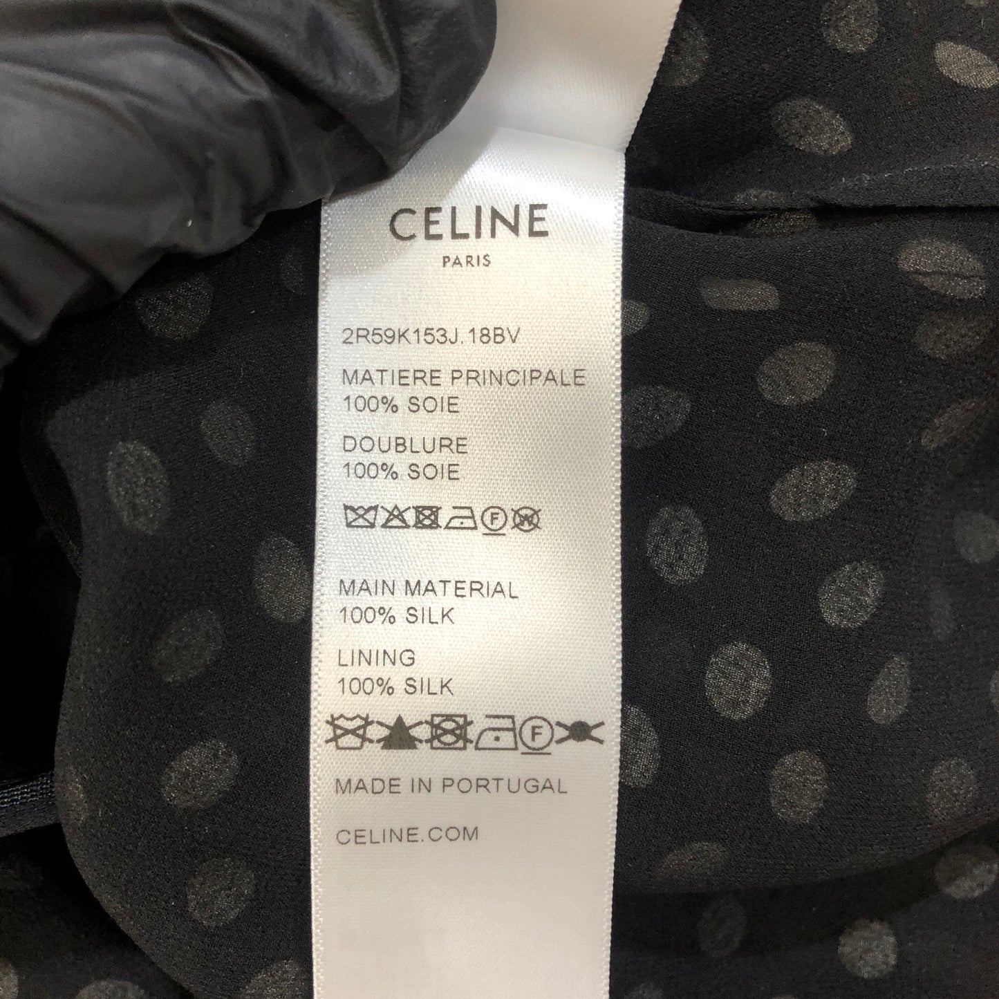 Celine Polka Dot Mini Dress Size 34