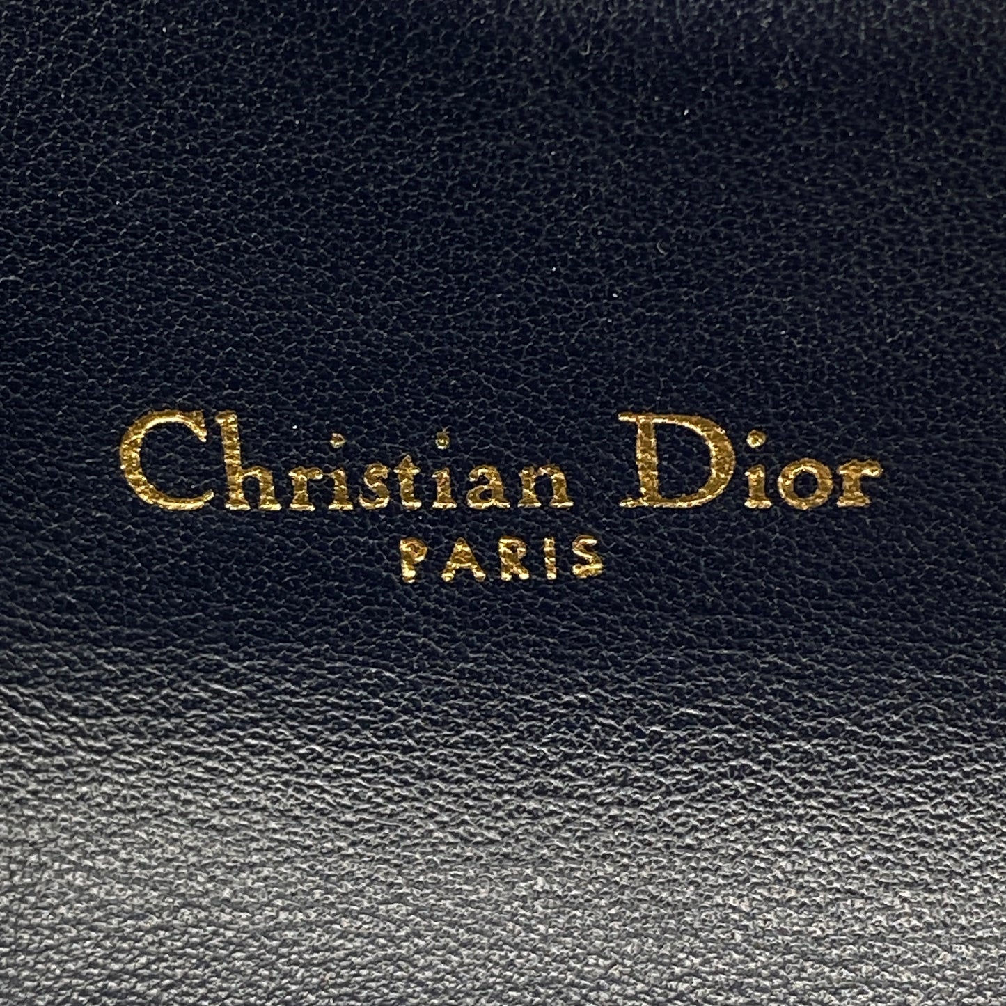 Christian Dior Oblique Saddle Compact Wallet Navy/Grey