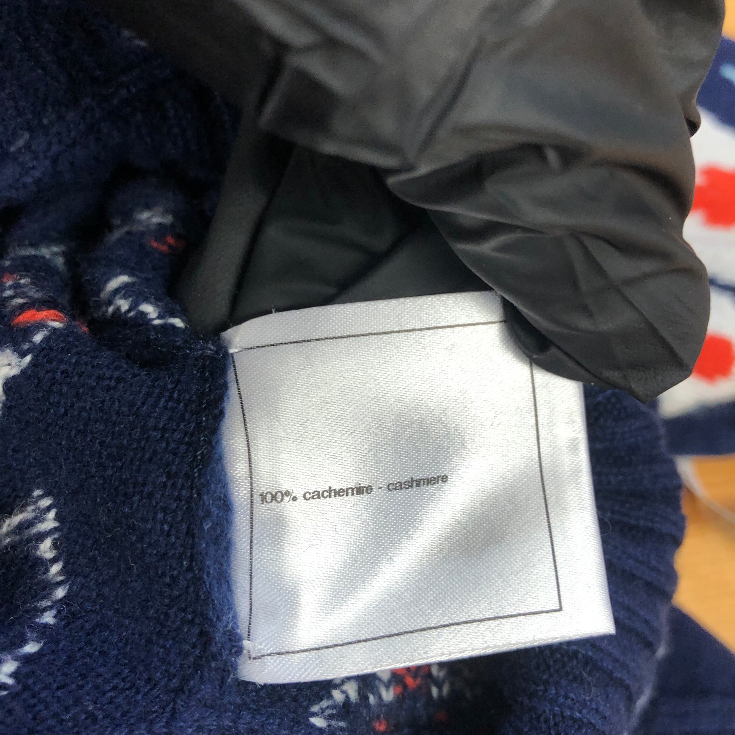 Chanel Navy Blue Floral Print Shirt Dress Size 36