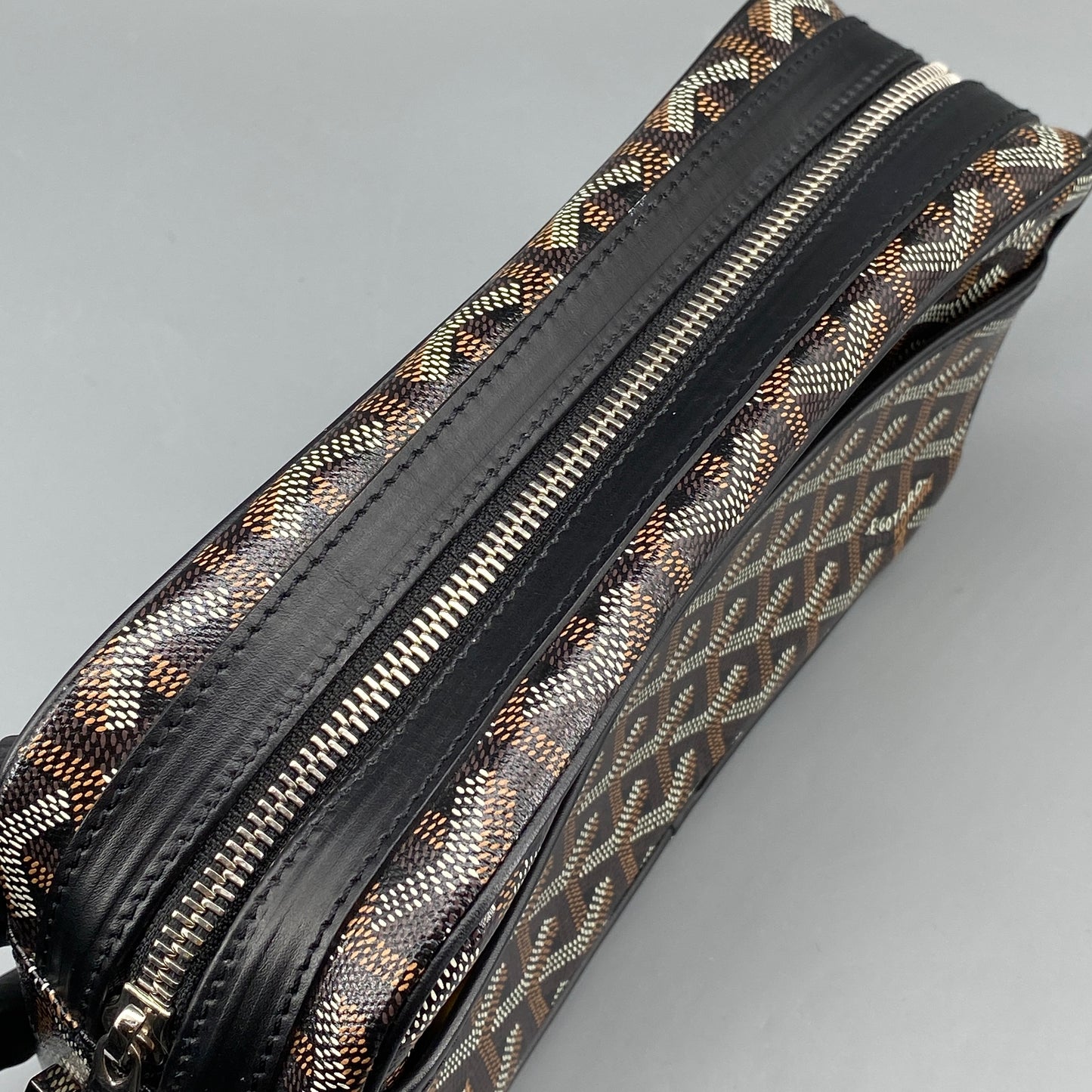 Goyard Cap Vert PM Black Monogram Crossbody Bag