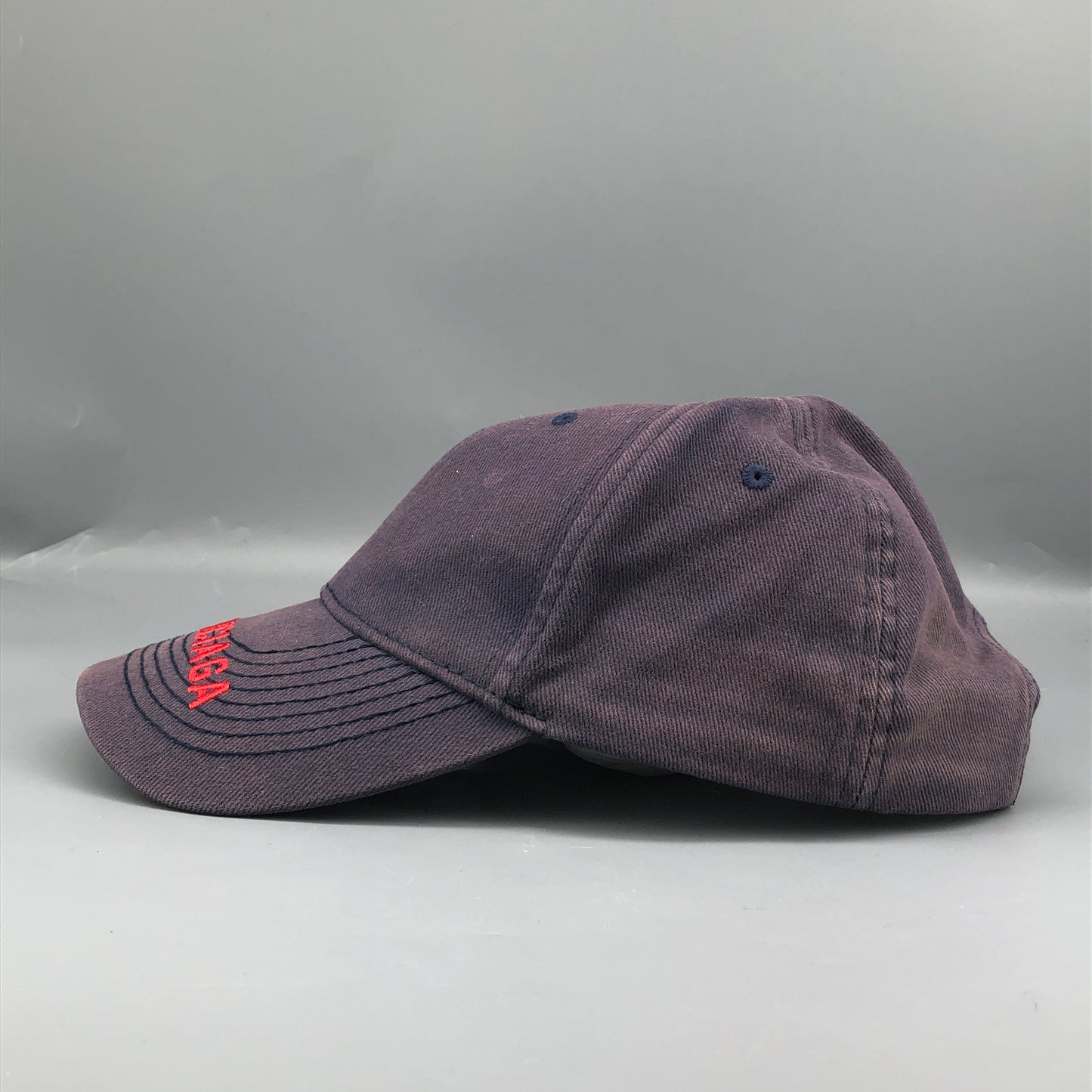 Balenciaga Baseball Cap Size 59cm Purple and Navy