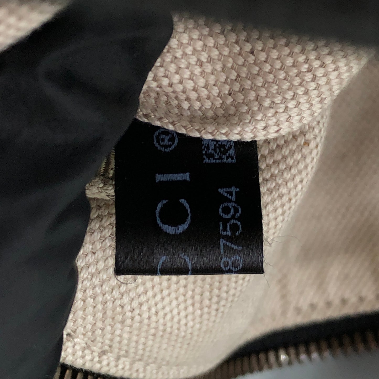 Gucci Print Large Belt Bag in Black Leather