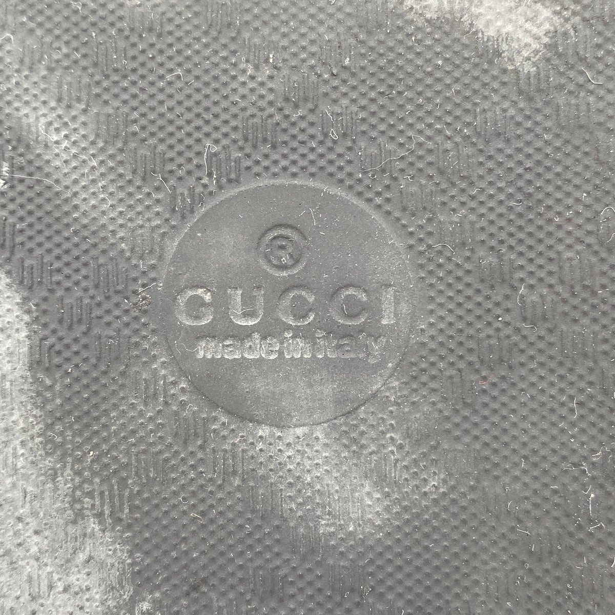 Gucci Men Black Logo Slide Sandal Shoes Size 8