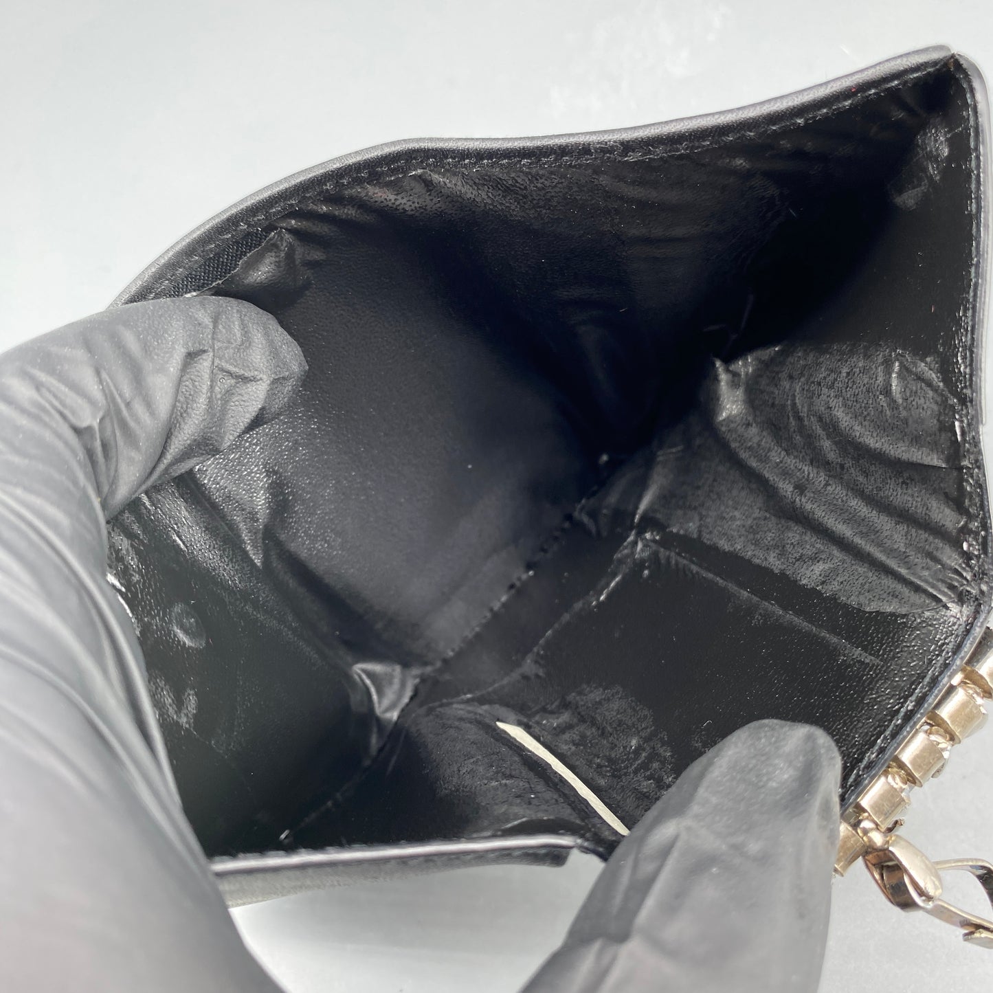 Ferragamo Black Canvas Key Case