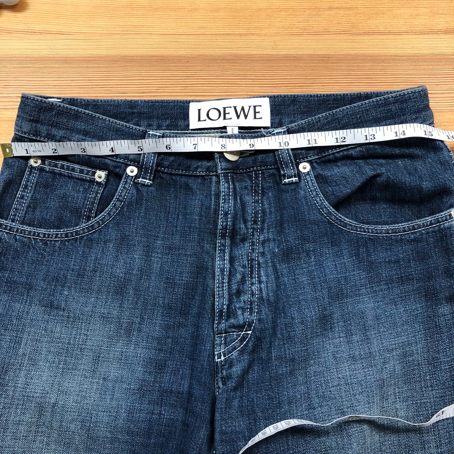 Loewe High-Rise Cropped Denim Jeans