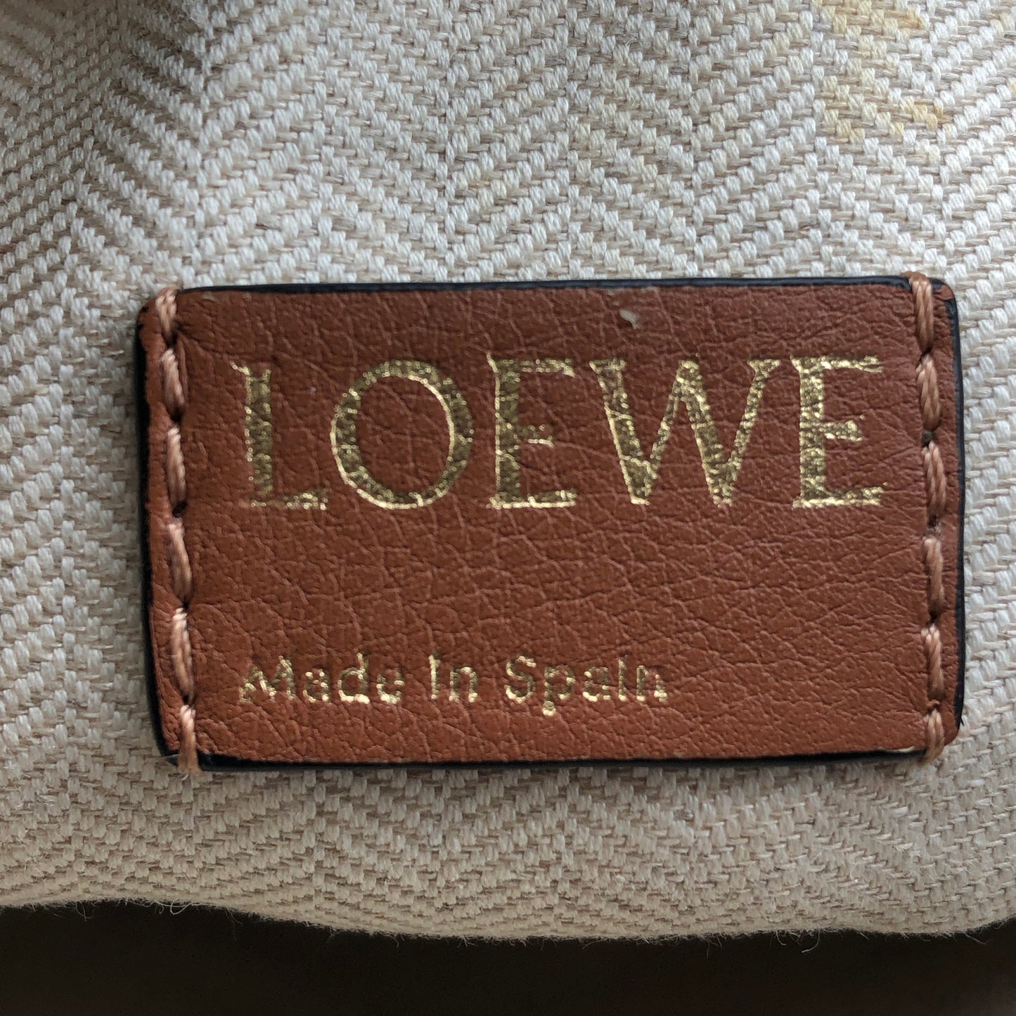 Loewe Anagram Jacquard Cbi Bag Beige/Caramel
