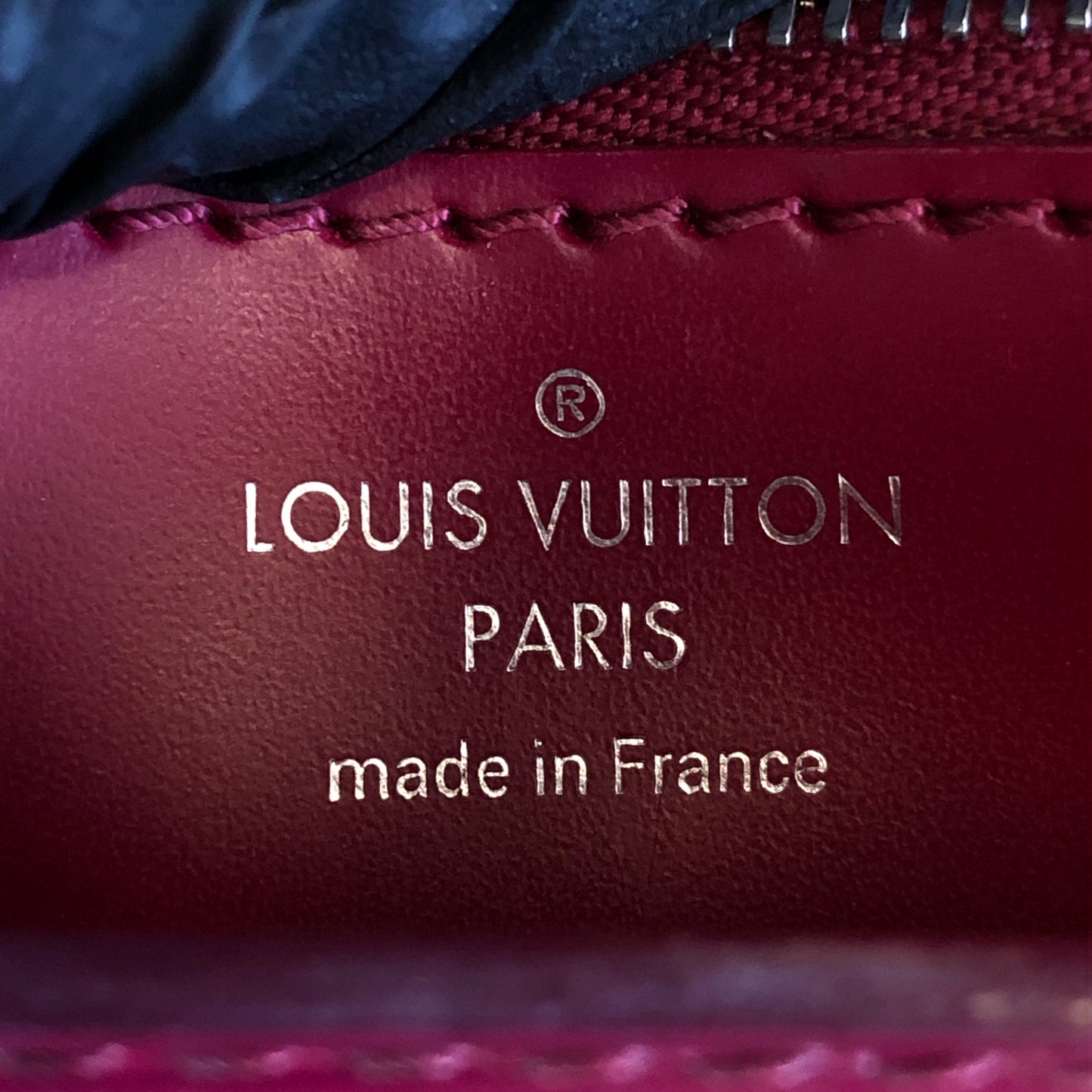 Louis Vuitton Red Epi Sevigne Top Handle Bag
