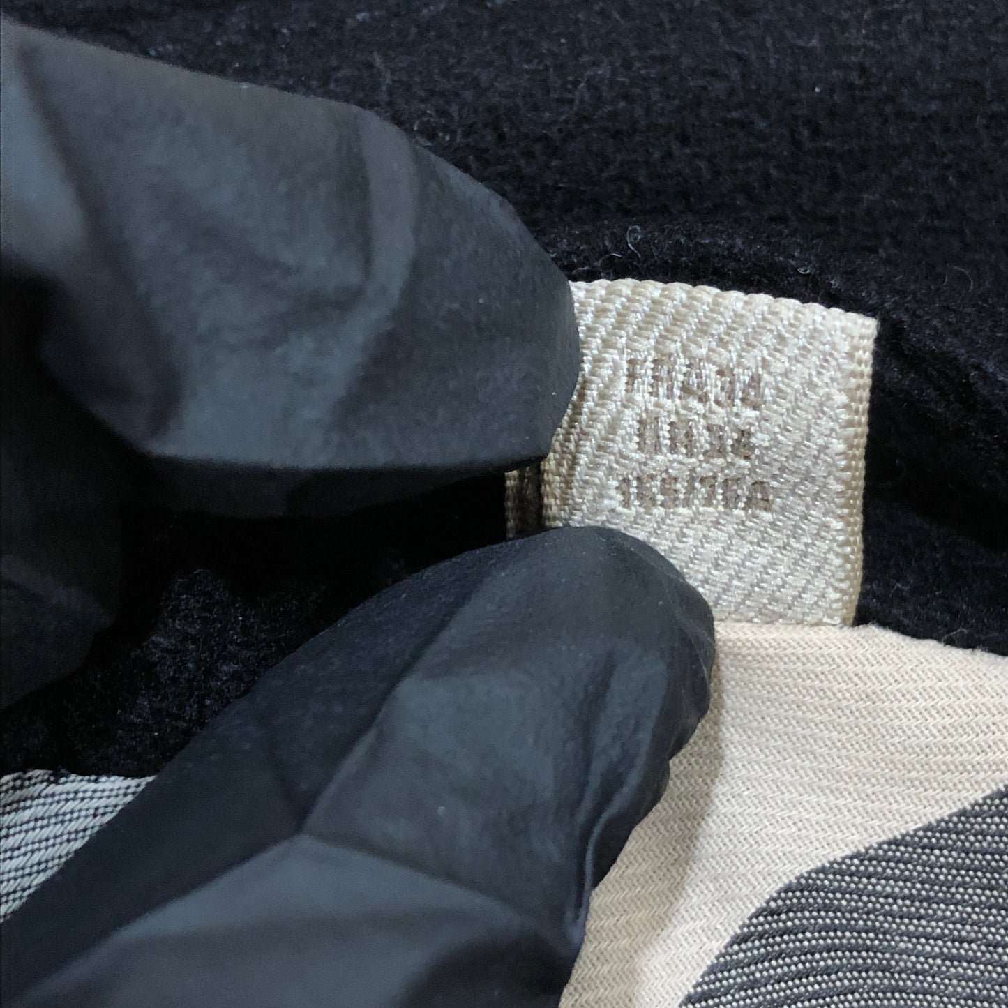 Burberry Black Wool Double Breasted Short Coat Size 2