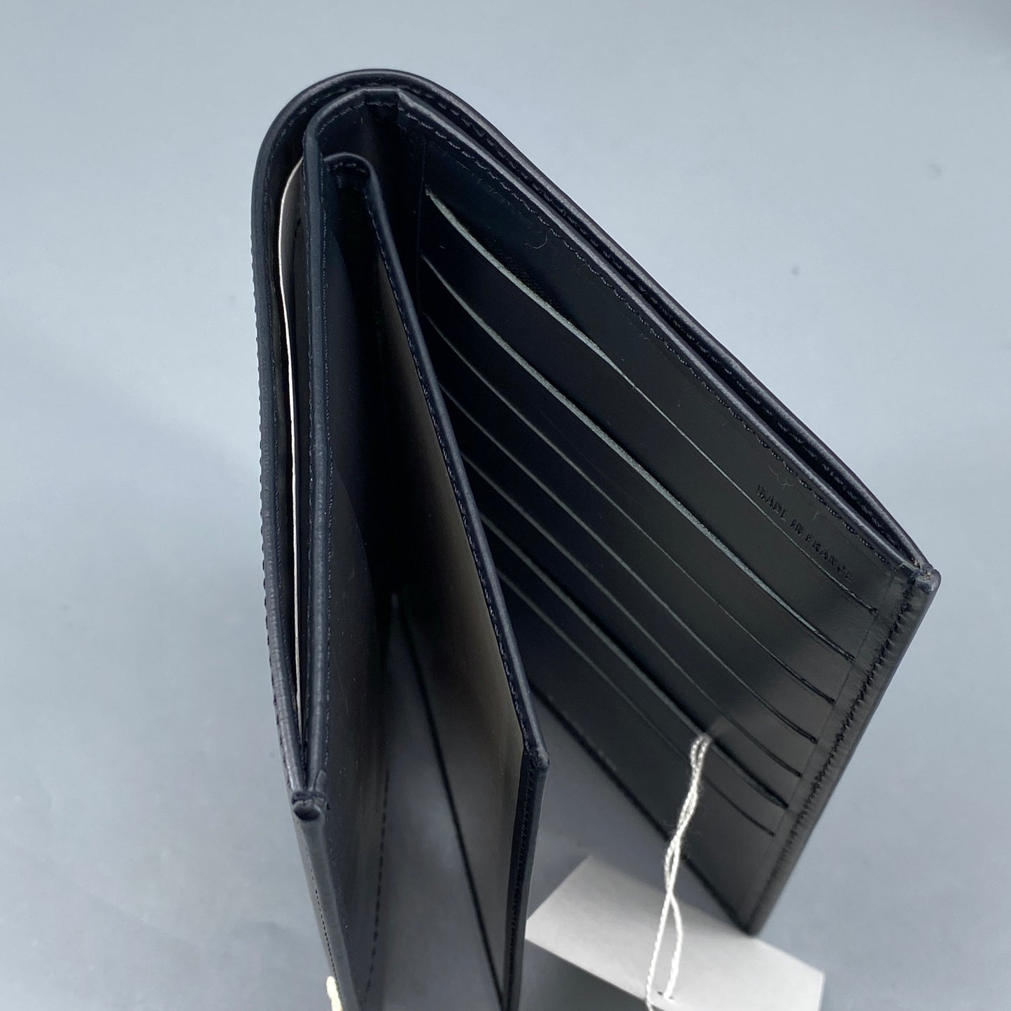 Lanvin Black Smooth Leather Bi-fold Short Wallet