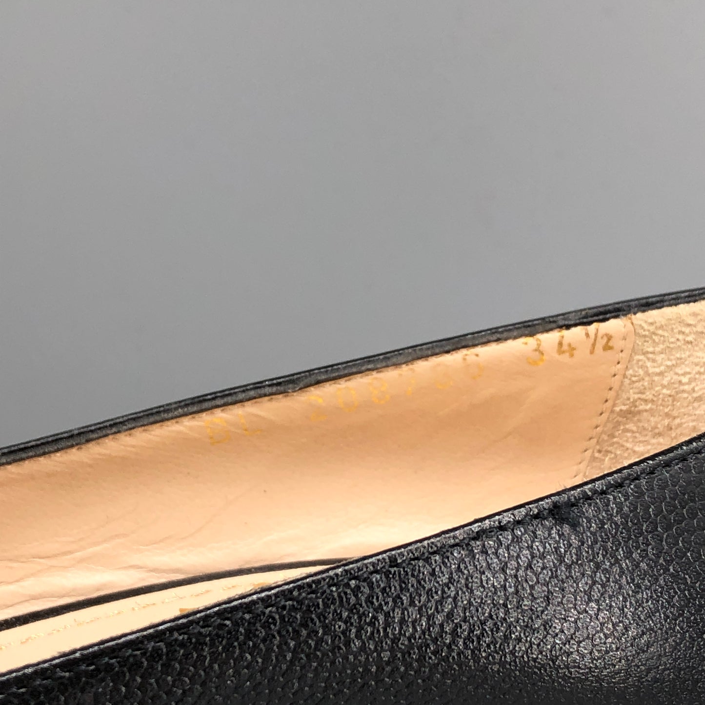 Saint Laurent Black Smooth Calfskin Platform Stiletto Pumps 34.5