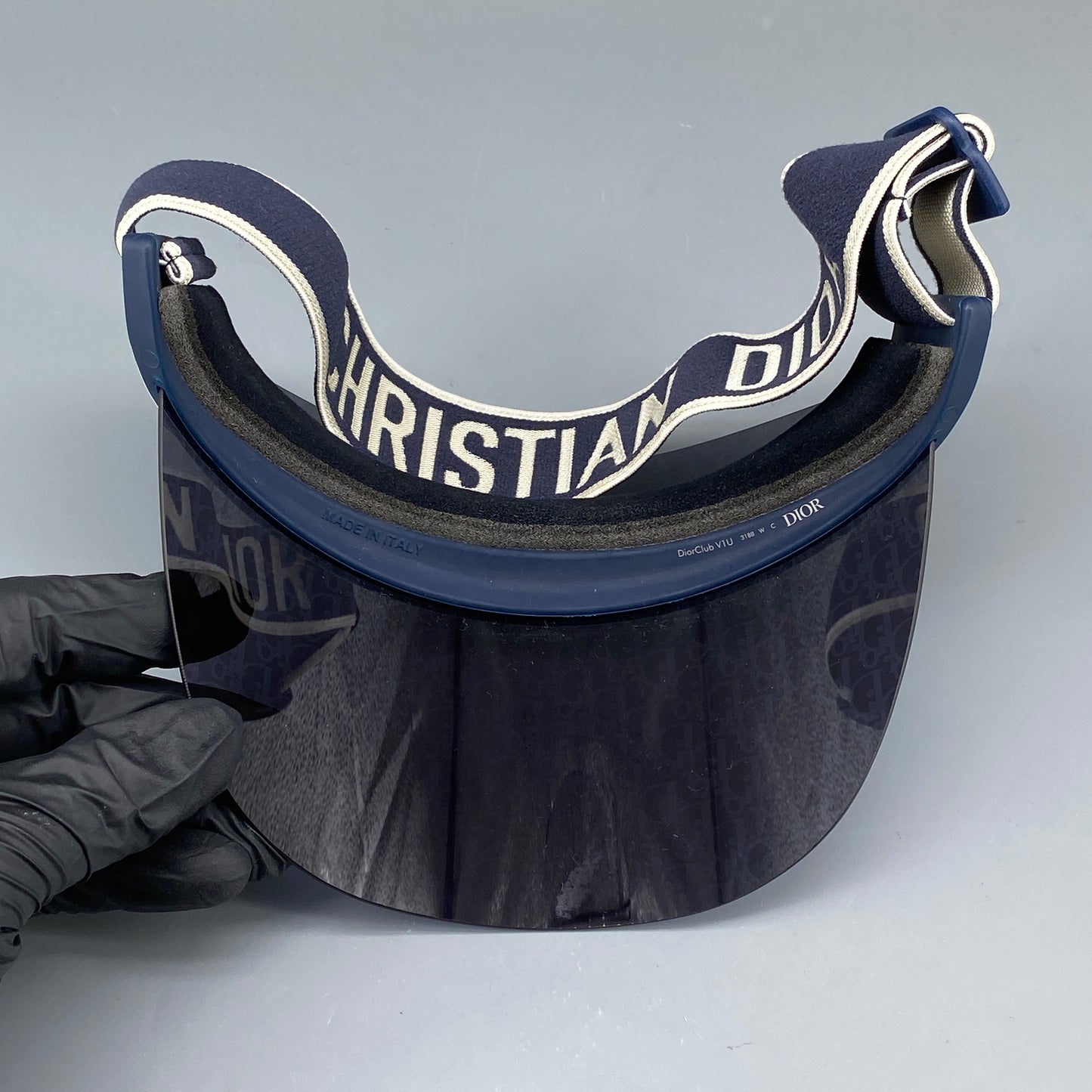 Christian Dior Navy Logo Visor