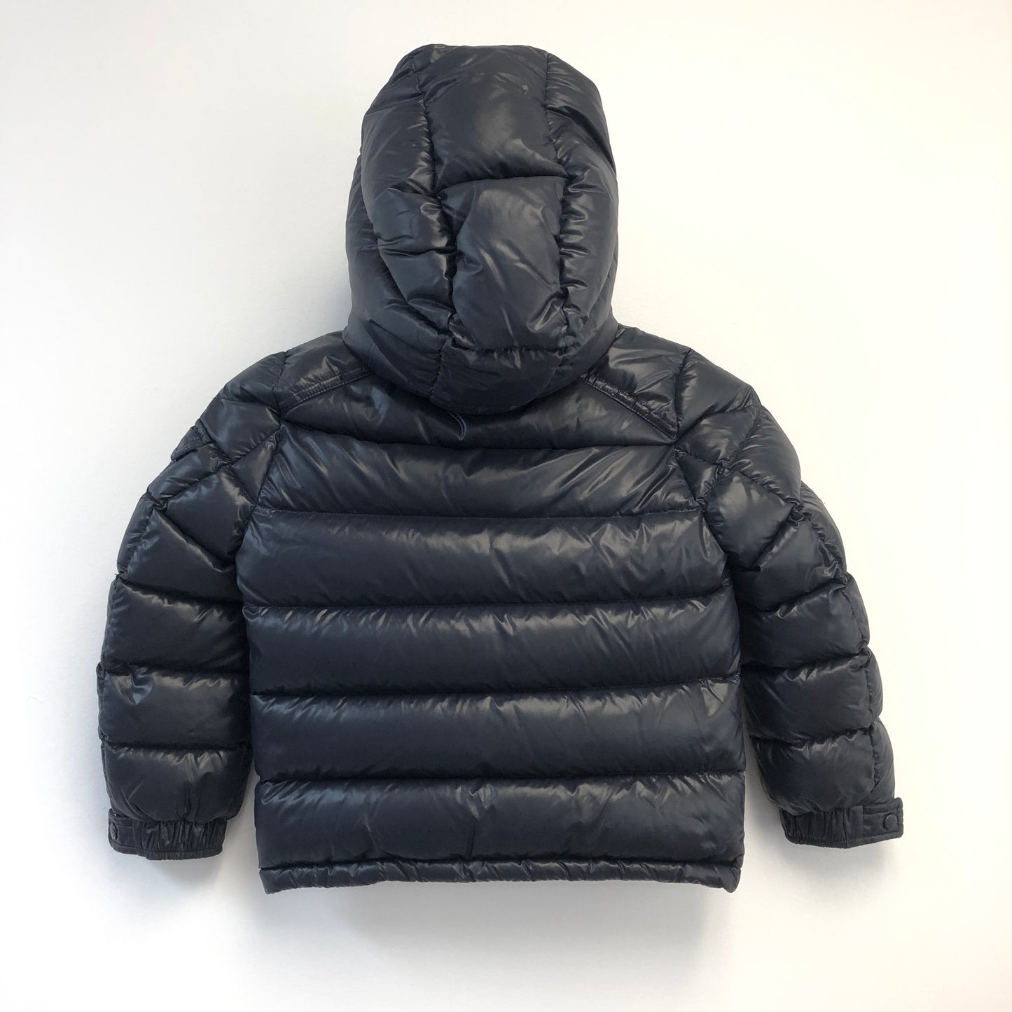Moncler Kids Detachable Hood Down Jacket 6Y / 116cm Navy Blue