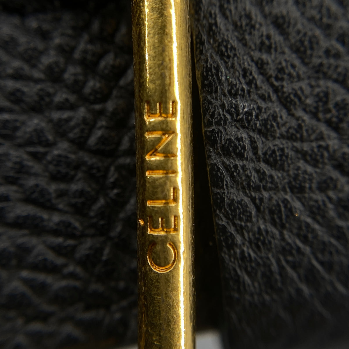 Celine Trotteur Crossbody Bag Black Leather