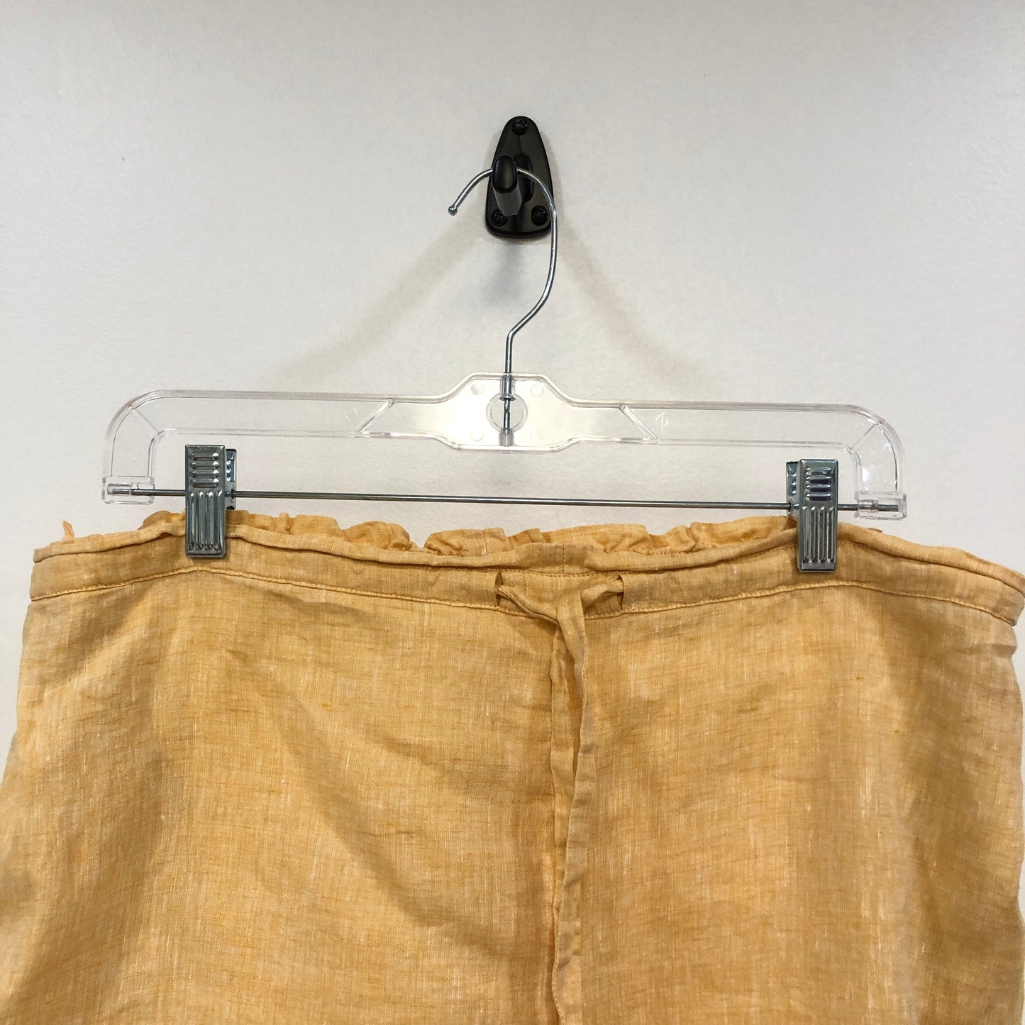 Loro Piana Butter Yellow Linen Shorts Size 44