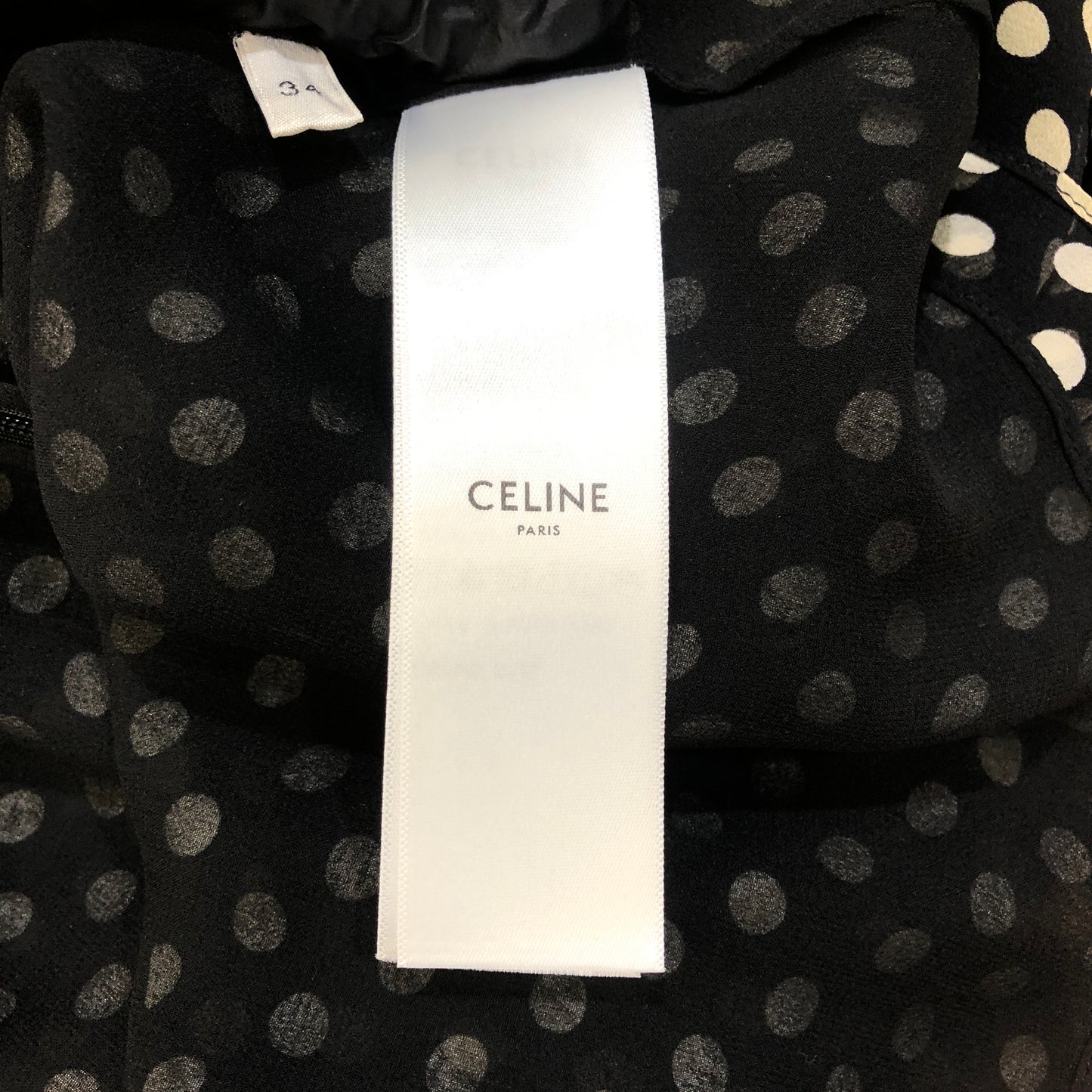 Celine Polka Dot Mini Dress Size 34