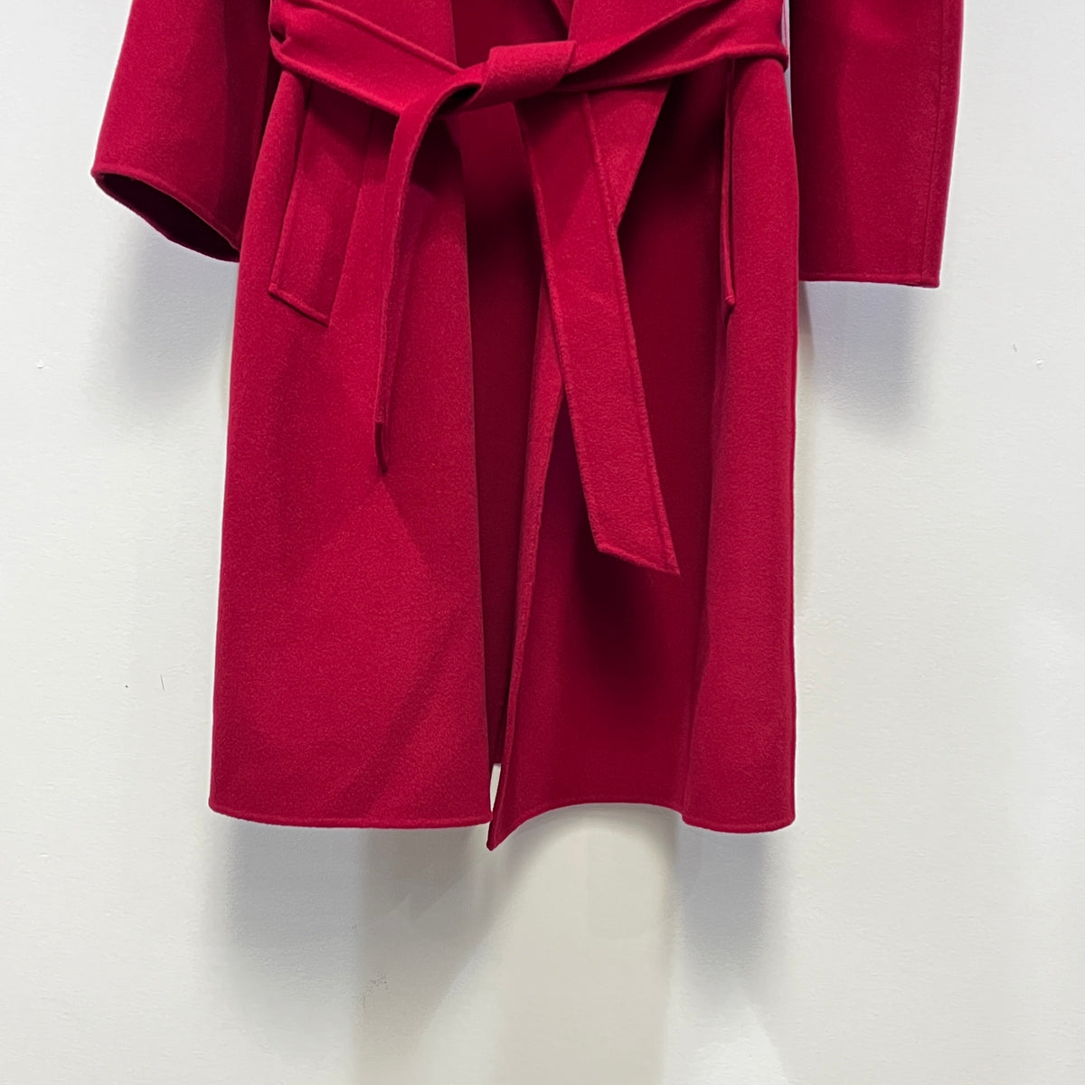 Weekend Max Mara Red Belted Wrap Coat US size 4