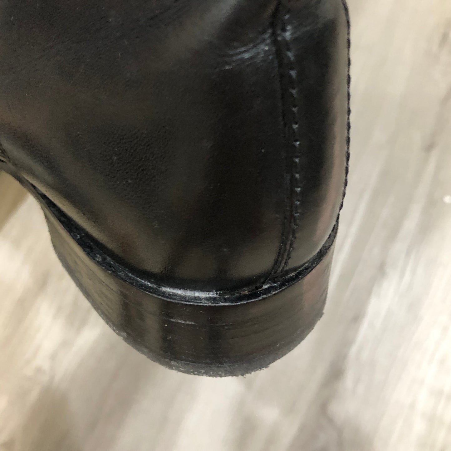 Tory Burch Women's Leather Knee-High Riding Boots Size 5.5M Black