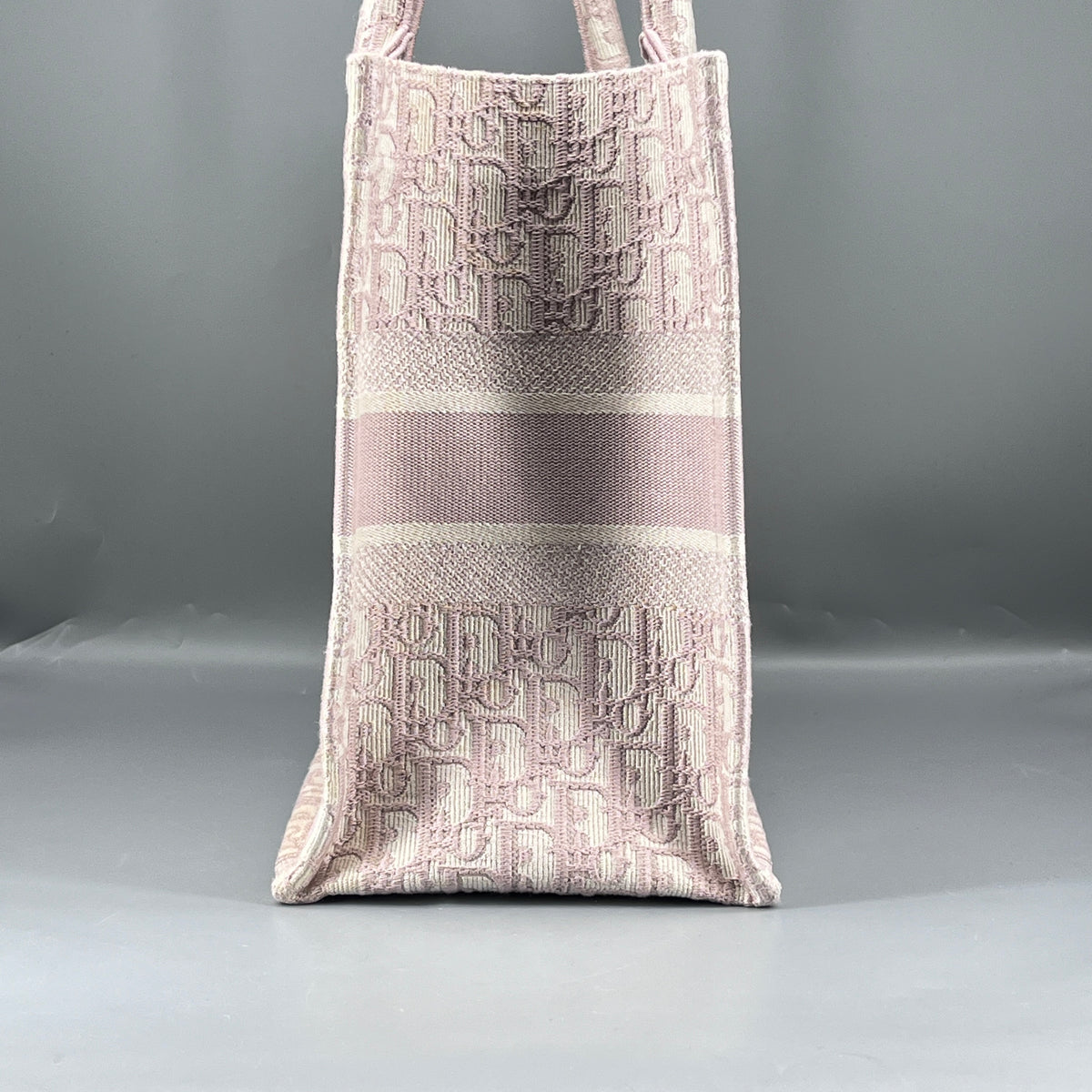 Christian Dior Oblique Medium Book Tote Rose Des Vents