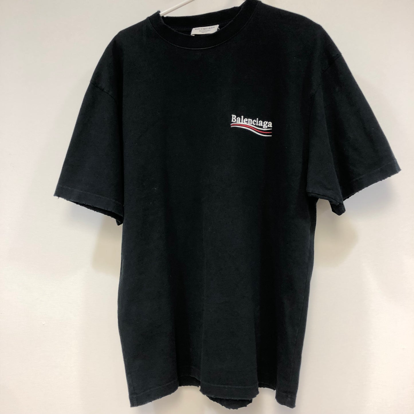 Balenciaga Logo T-Shirt Size XS Black