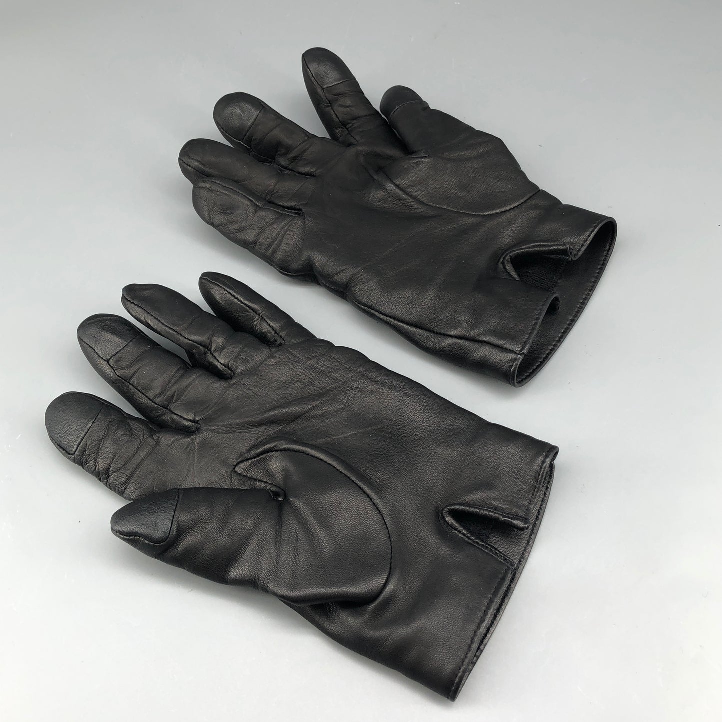 Coach Sheepskin Leather Gloves Size S Black