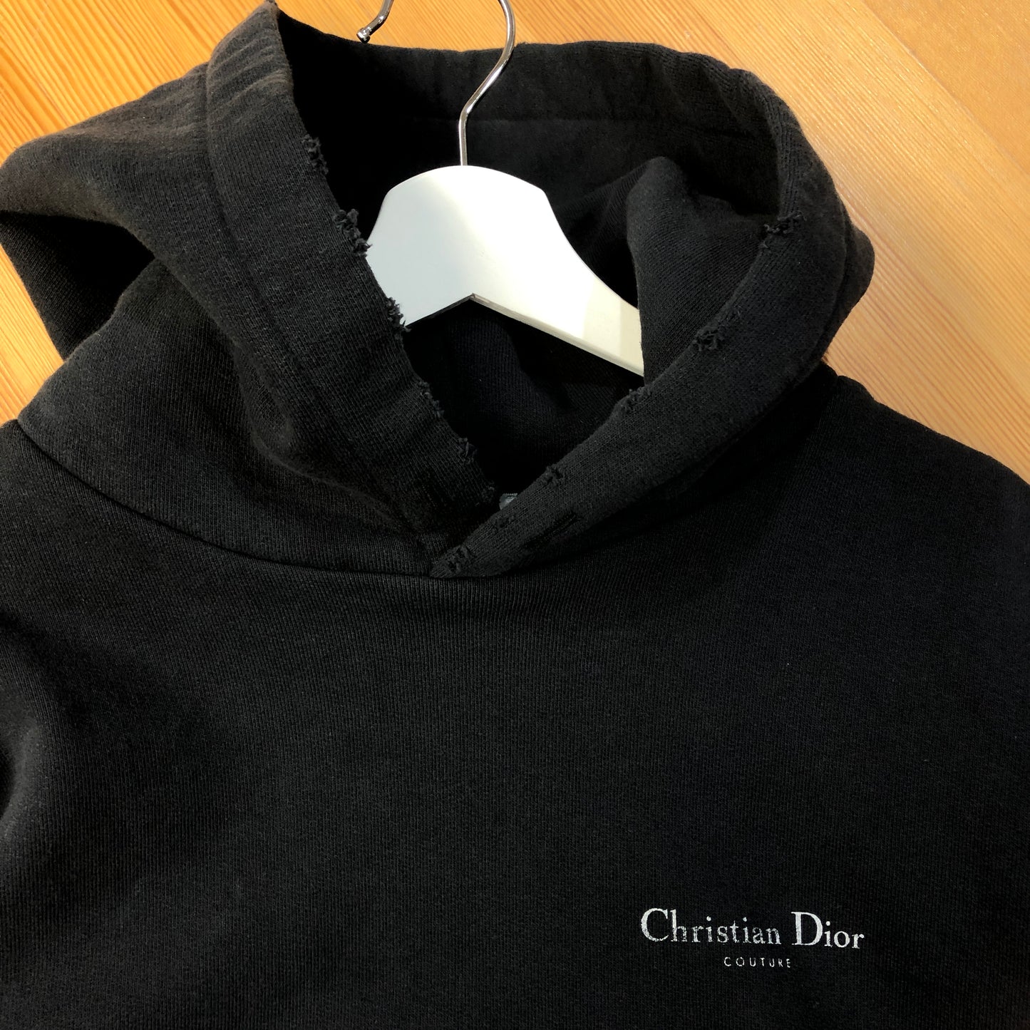 Christian Dior Black Logo Hoodie Size XXL