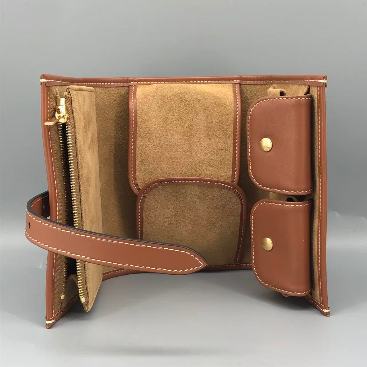 Celine Macadam Canvas Compact Wallet Pouch