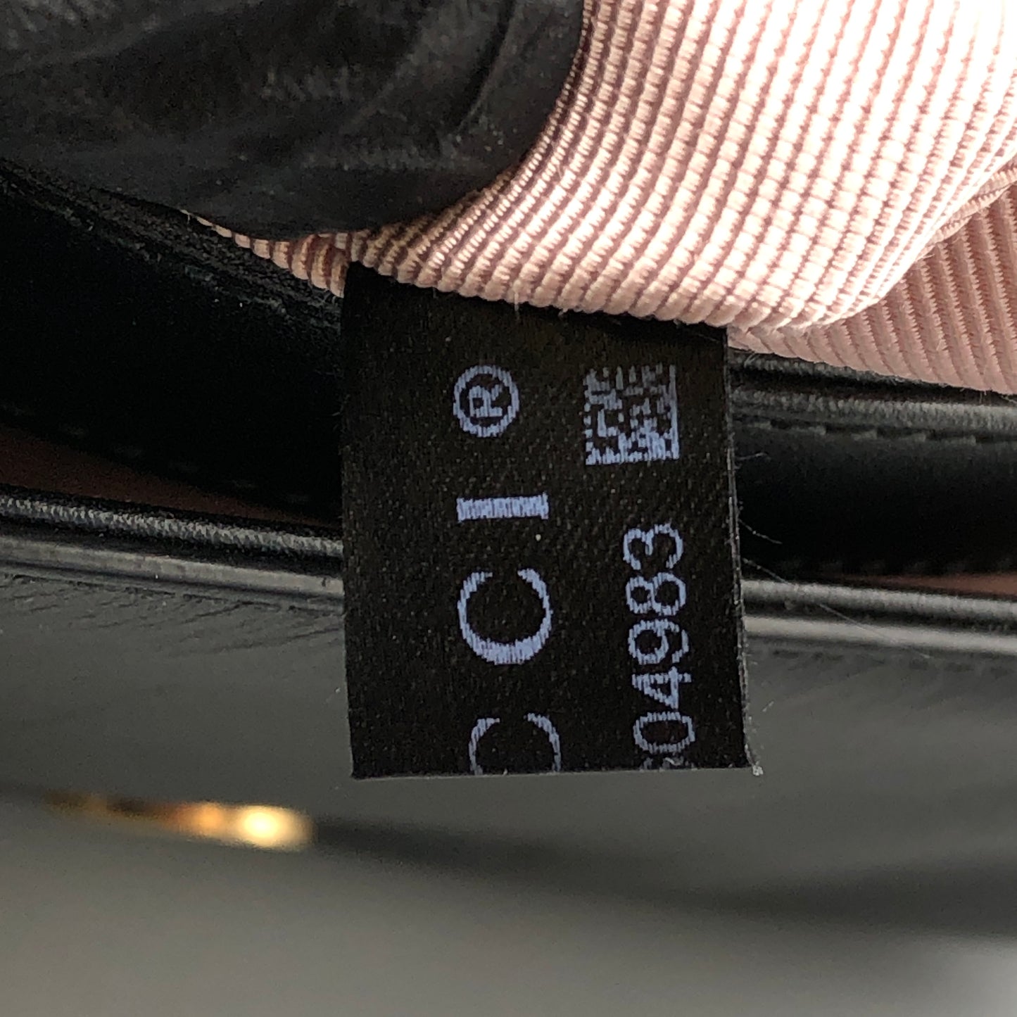 Gucci Interlocking G Leather Shoulder Bag 24*14cm Black