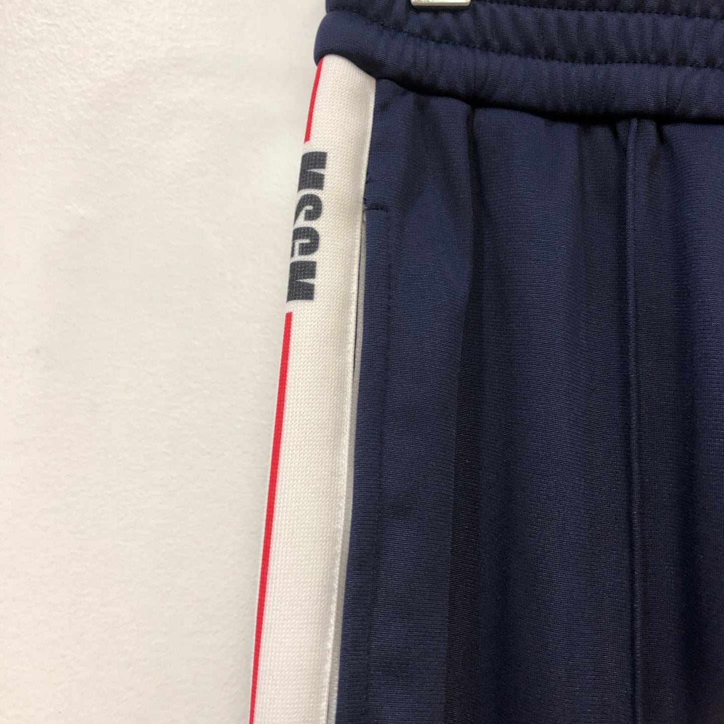 MSGM Navy Blue Colorblock Track Jacket & Pants Set