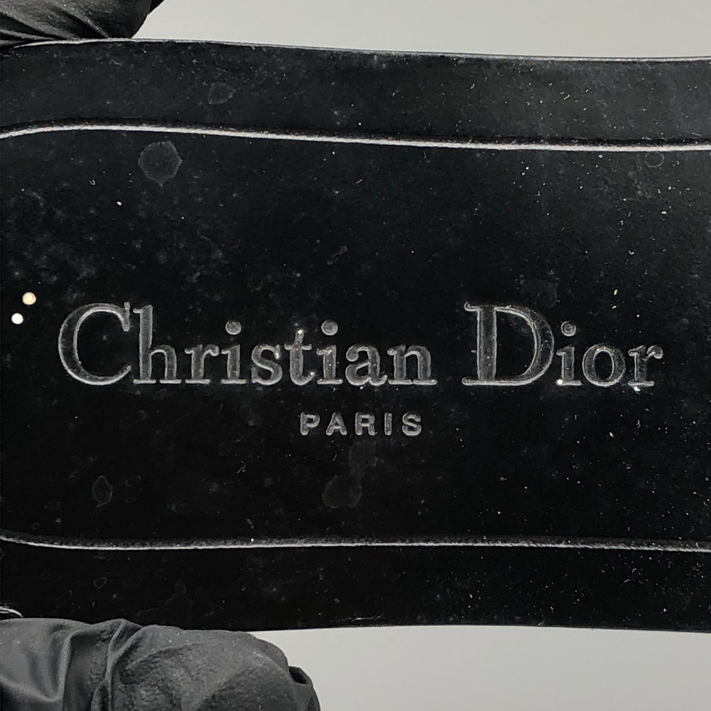 Christian Dior Dioriviera Logo Slide Sandals Size 38 White
