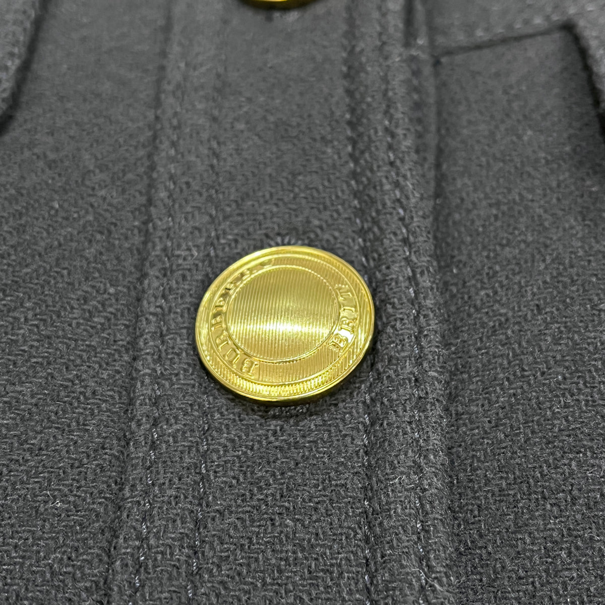Burberry Navy Blue Military Trench Coat US size 4