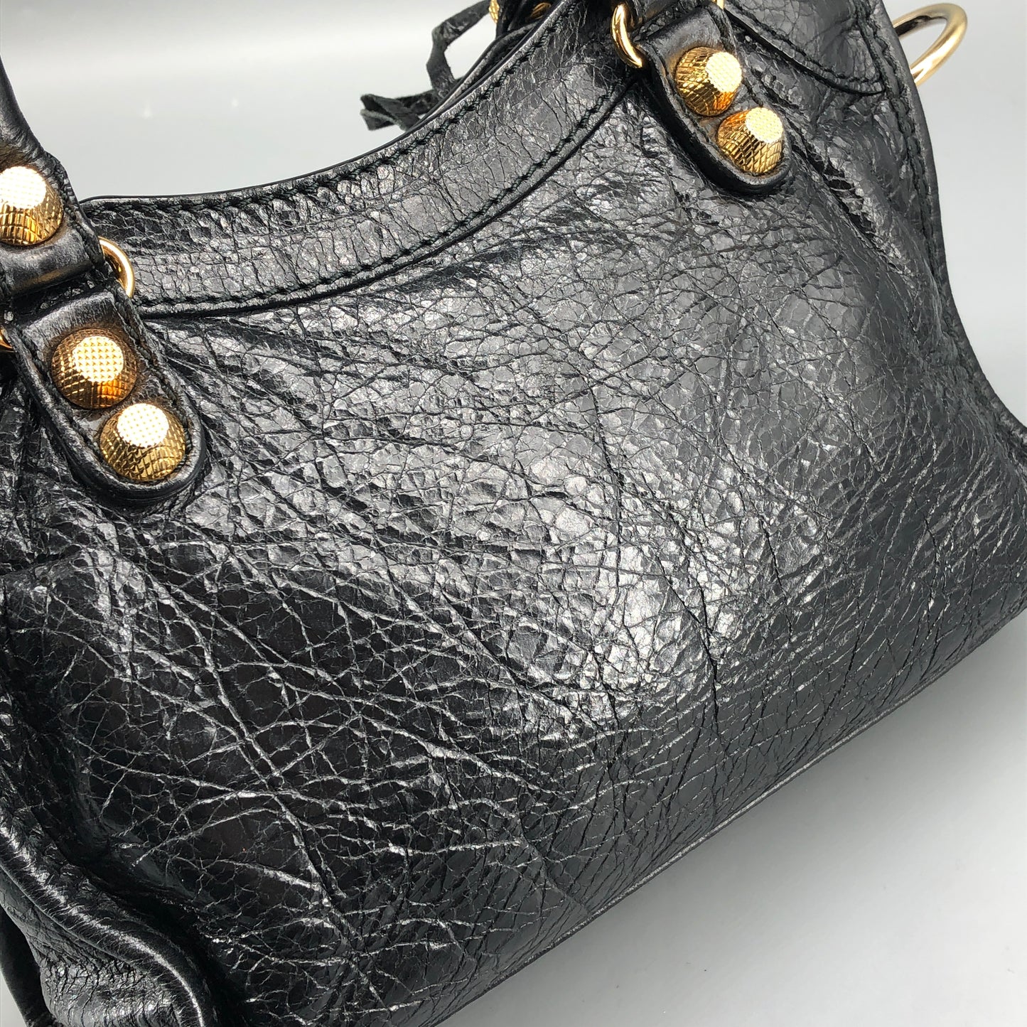 Balenciaga Black  Mini City Handbag Shoulder Bag