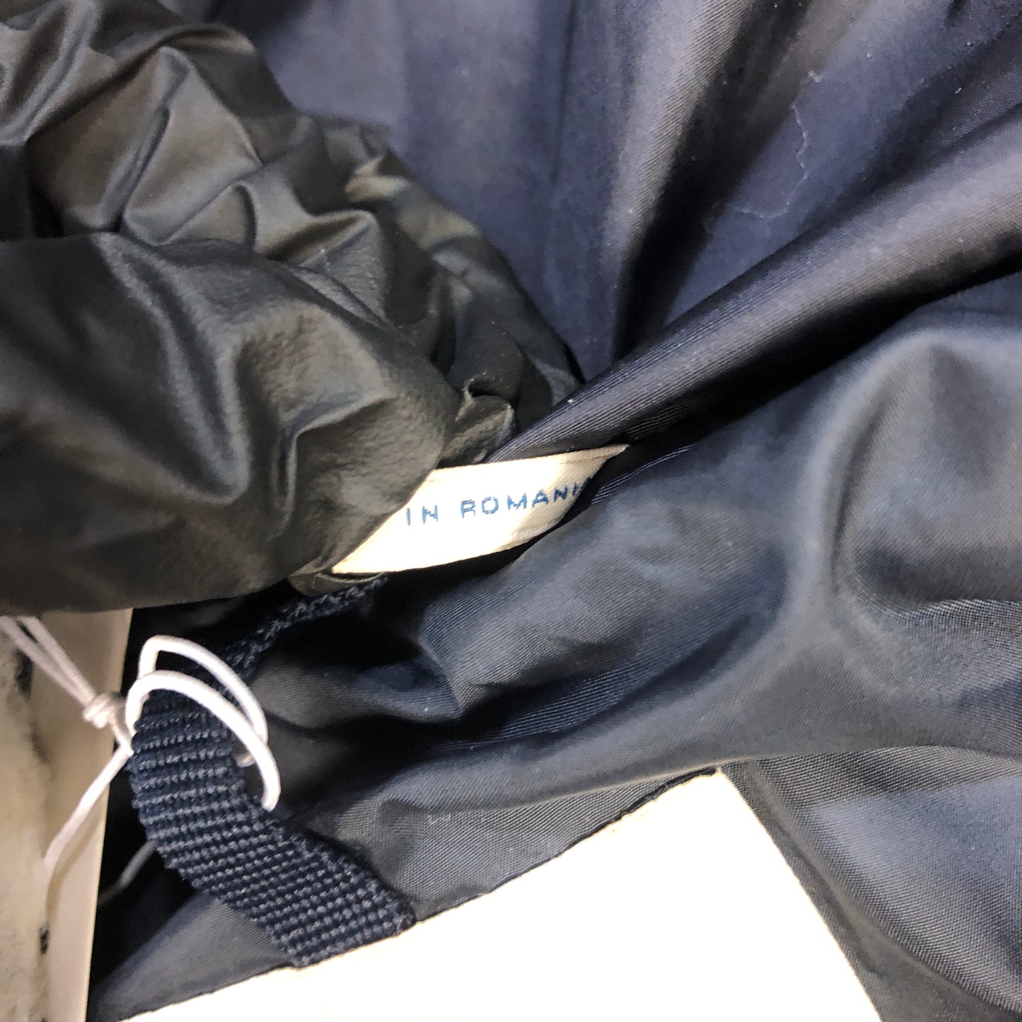 Moncler Dark Blue Quilted Down Jacket Size 00
