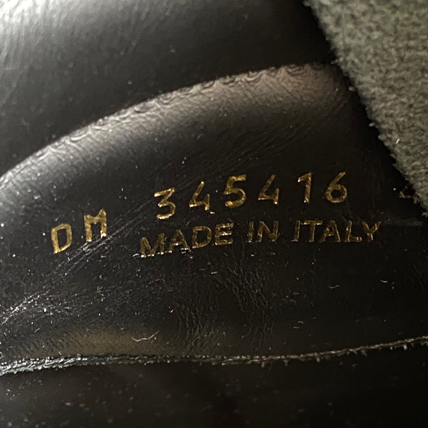Saint Laurent Men’s Black Gold‑Tone Leather High‑Top Sneakers Shoes