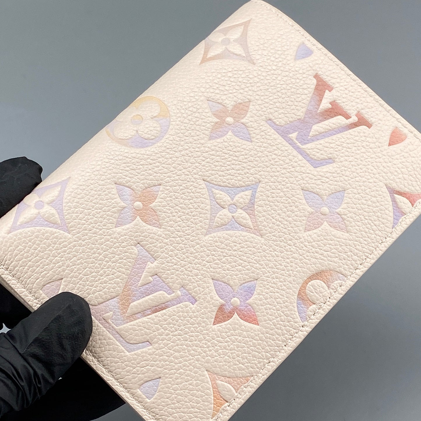Louis Vuitton Cream Monogram Passport Holder