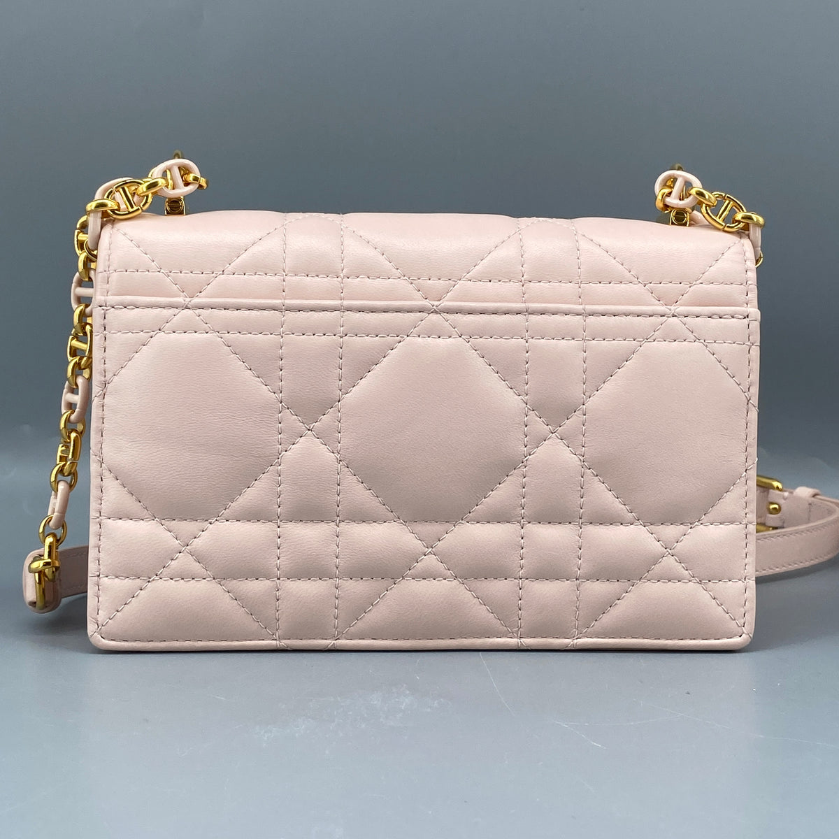 Christian Dior Miss Caro Mini Bag Powder Pink Lambskin