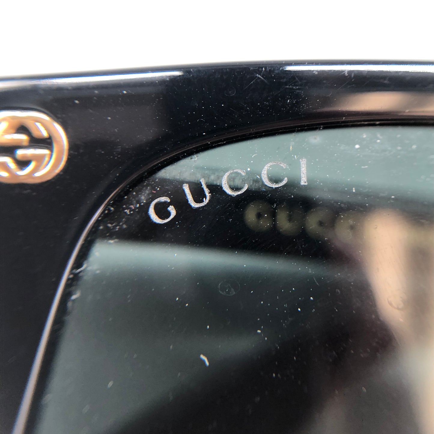 Gucci Square Black Sunglasses 140mm