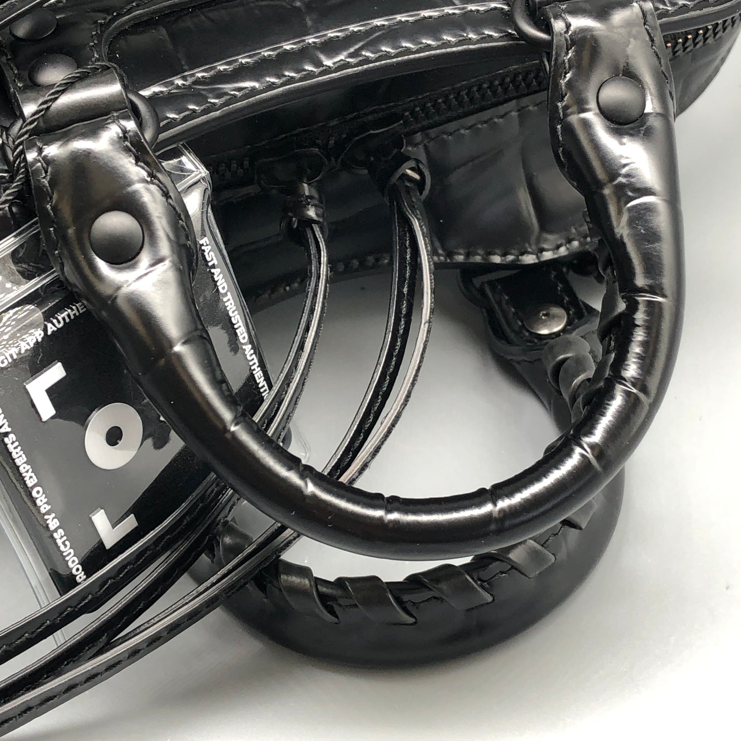 Balenciaga Neo Classic Mini Croc-Embossed Leather Bag