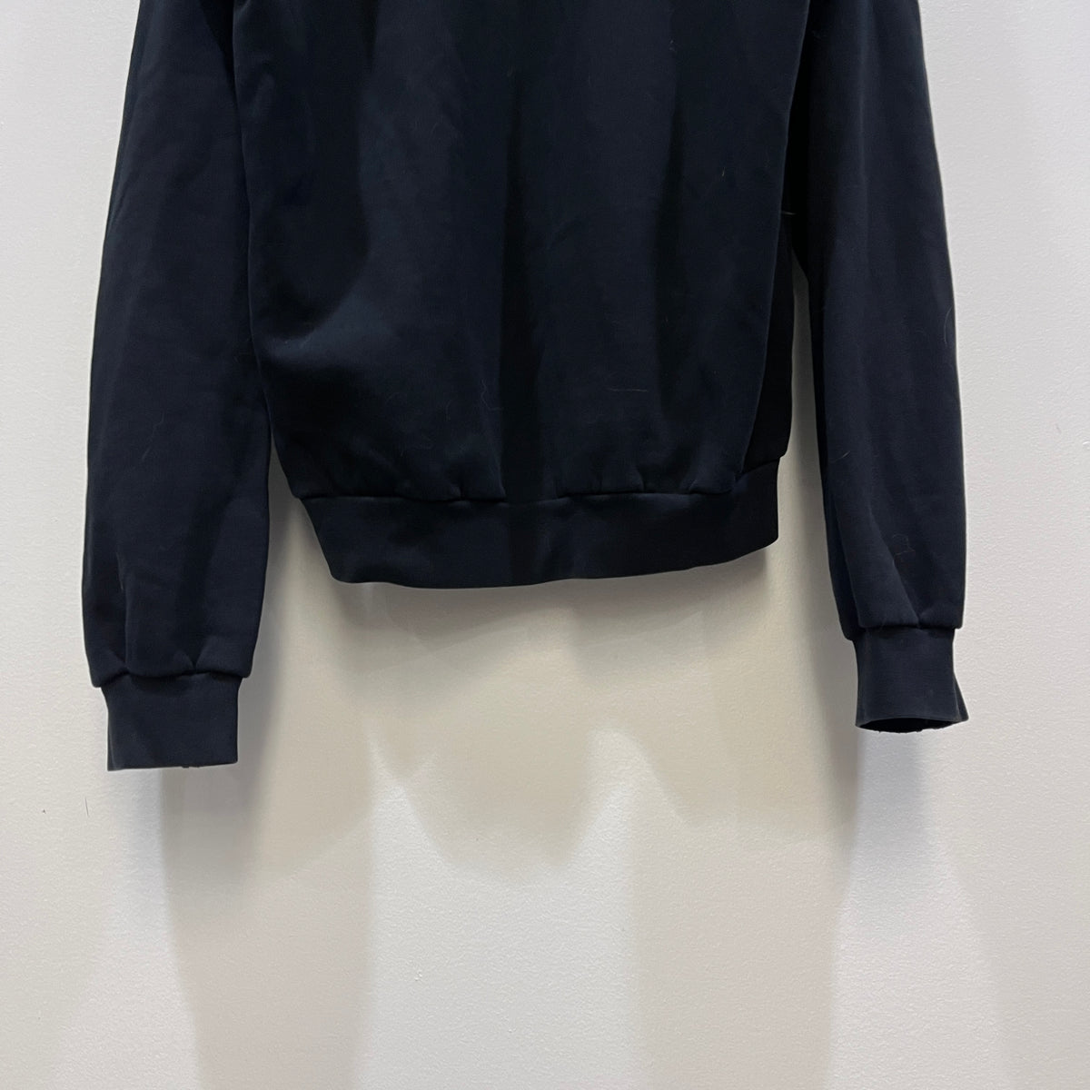 Balenciaga Navy blue  BB Logo Print Pullover Hoodie Size XXL