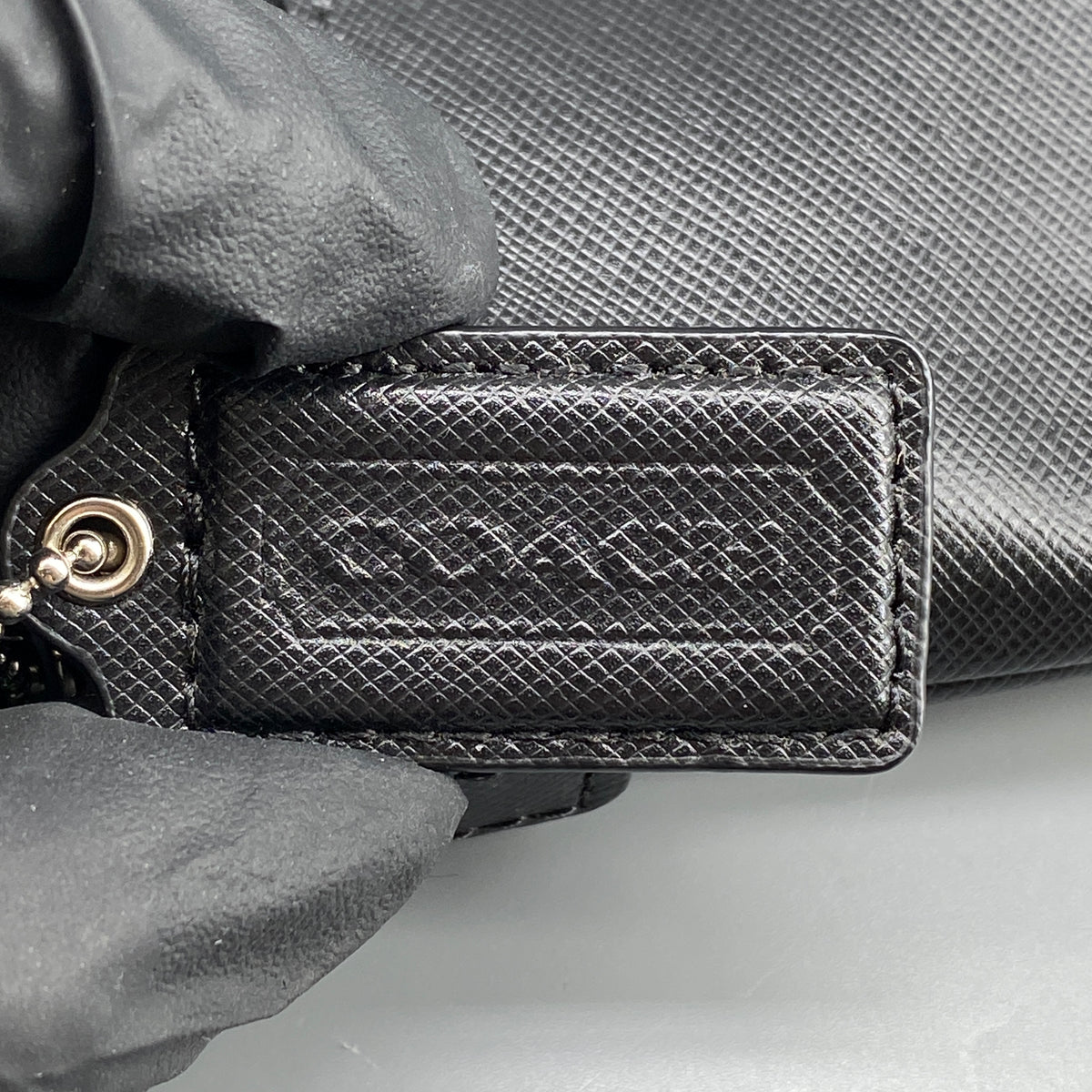 Coach Black Leather Crossbody Bag